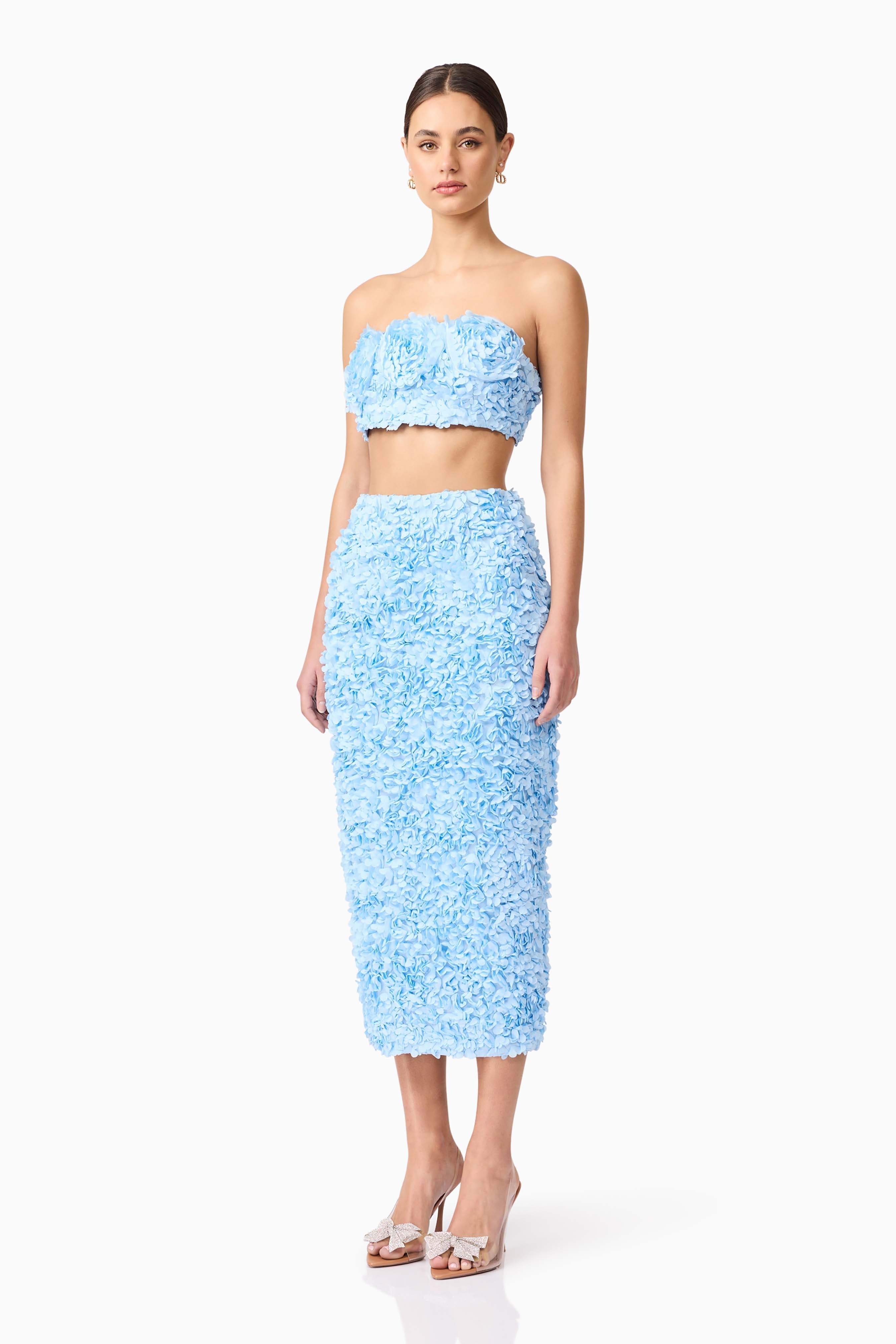 Kaia Floral Set in Blue