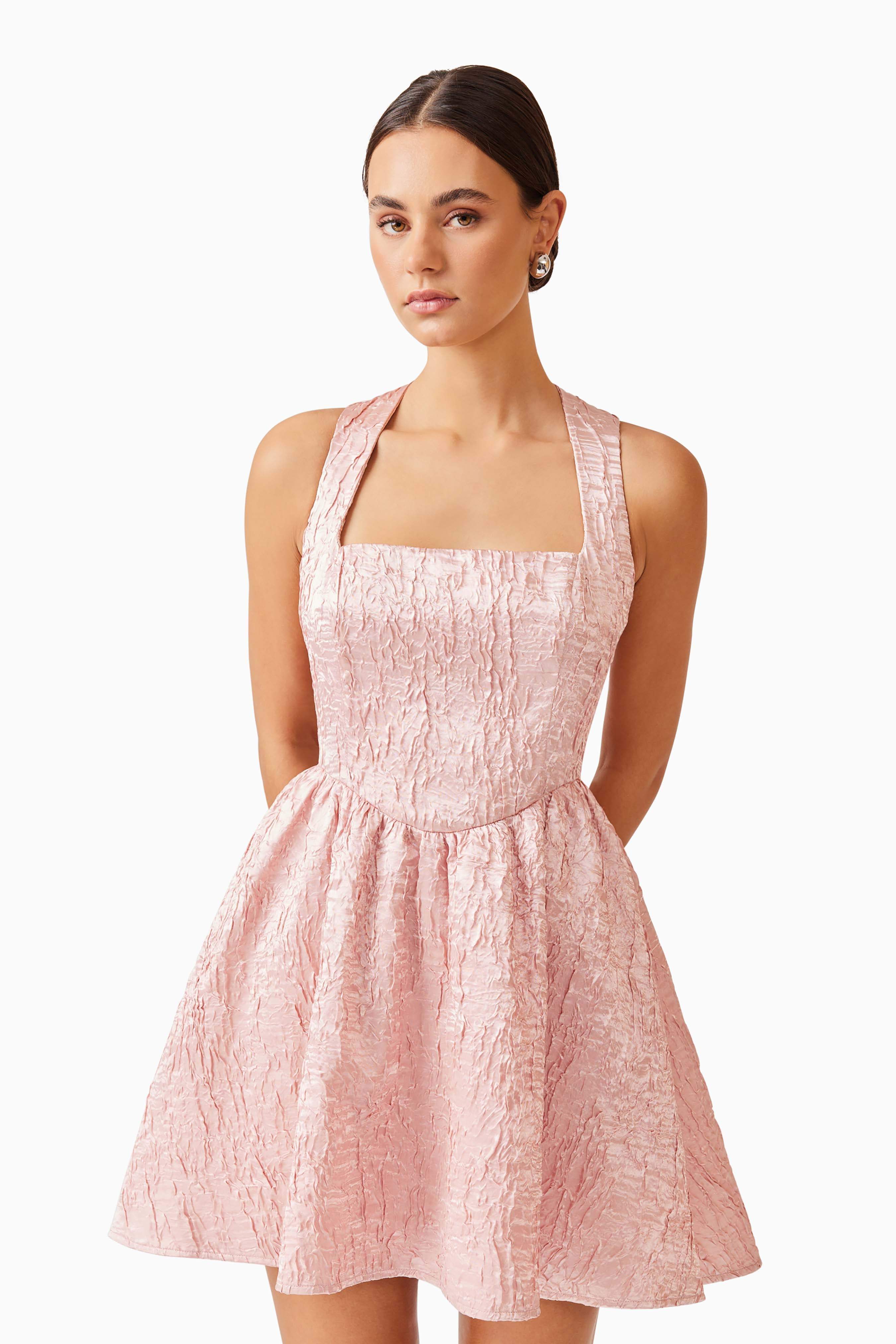 Joesphine Corset Mini Dress in Pink