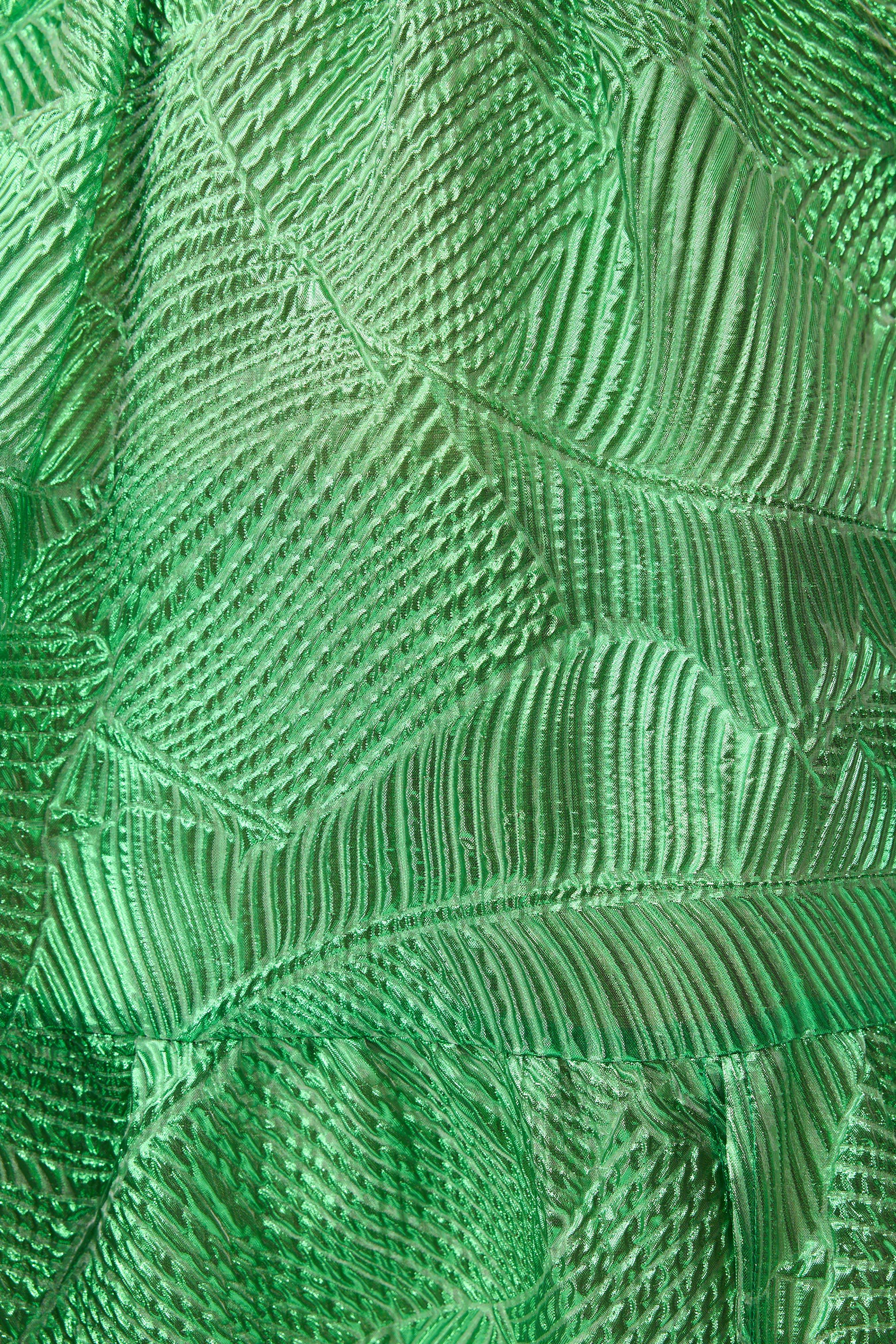 Ginnifer Strapless Maxi Dress in Green