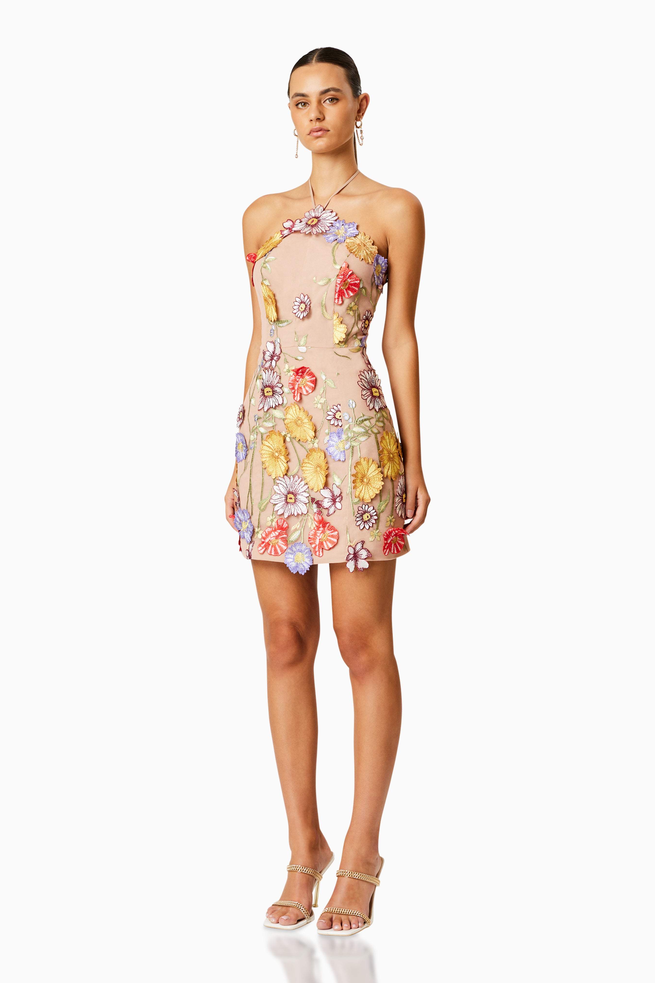 Fair Floral Mini Dress in Multi