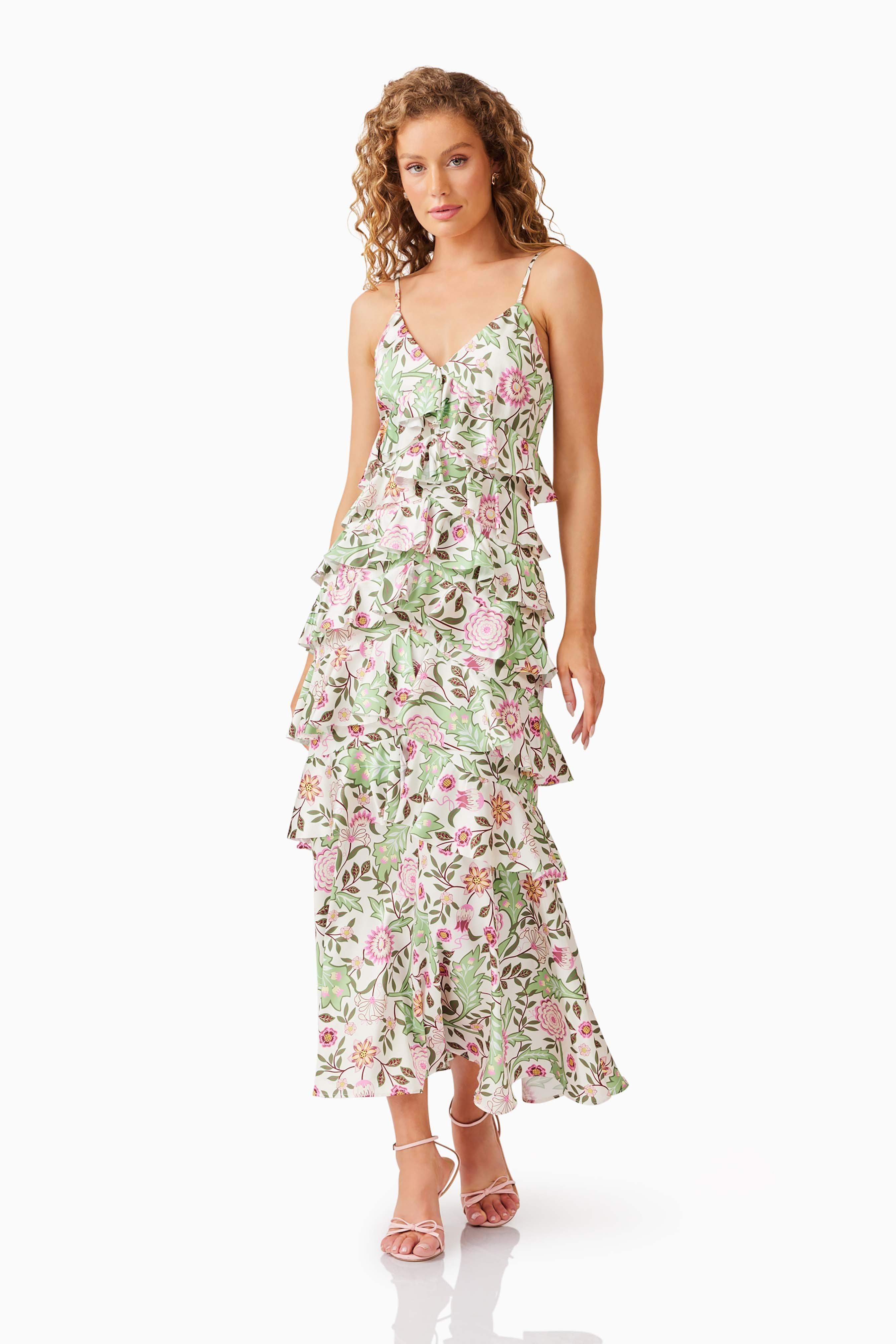 Maysa Maxi Dress in Floral