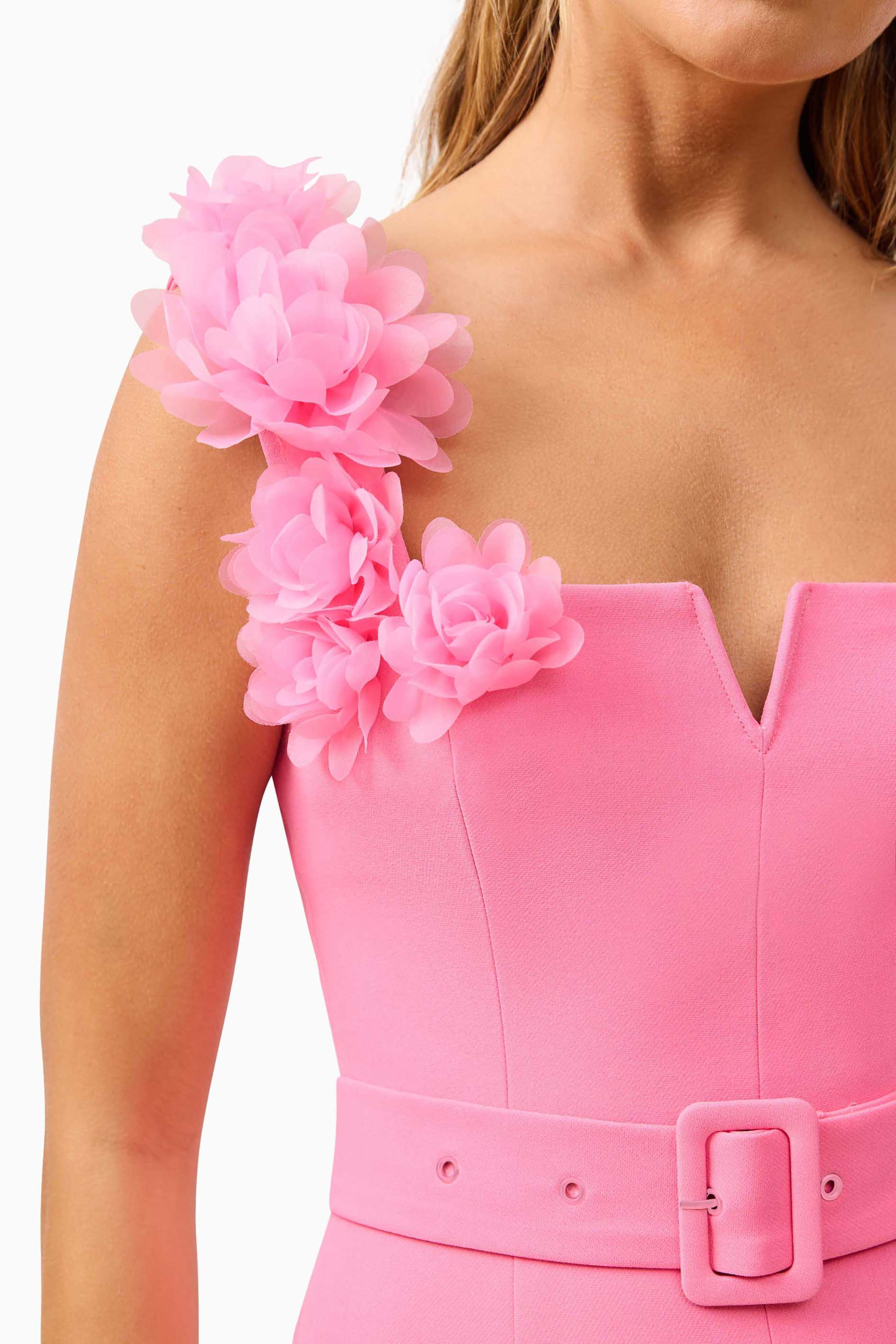 Klara Wide Leg Jumpsuit in Pink