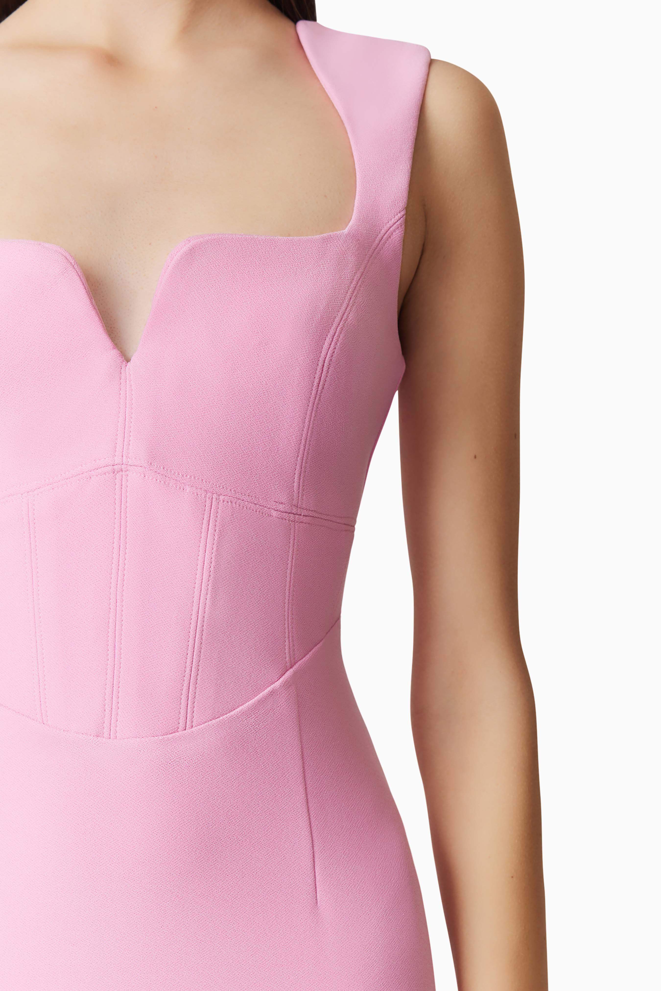 Gia Fitted Gown in Pink