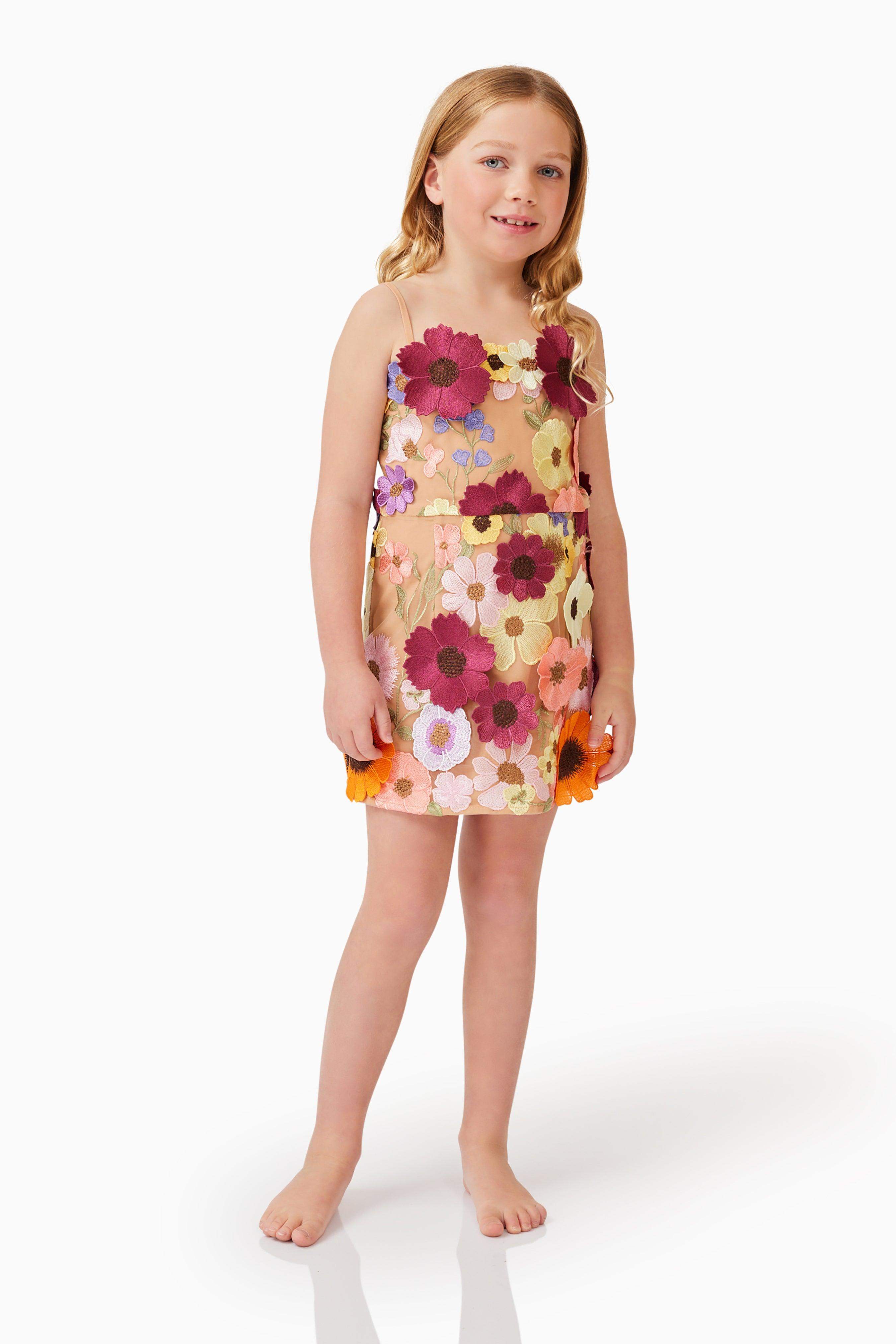 Rosalind Girls Mini Dress in Floral
