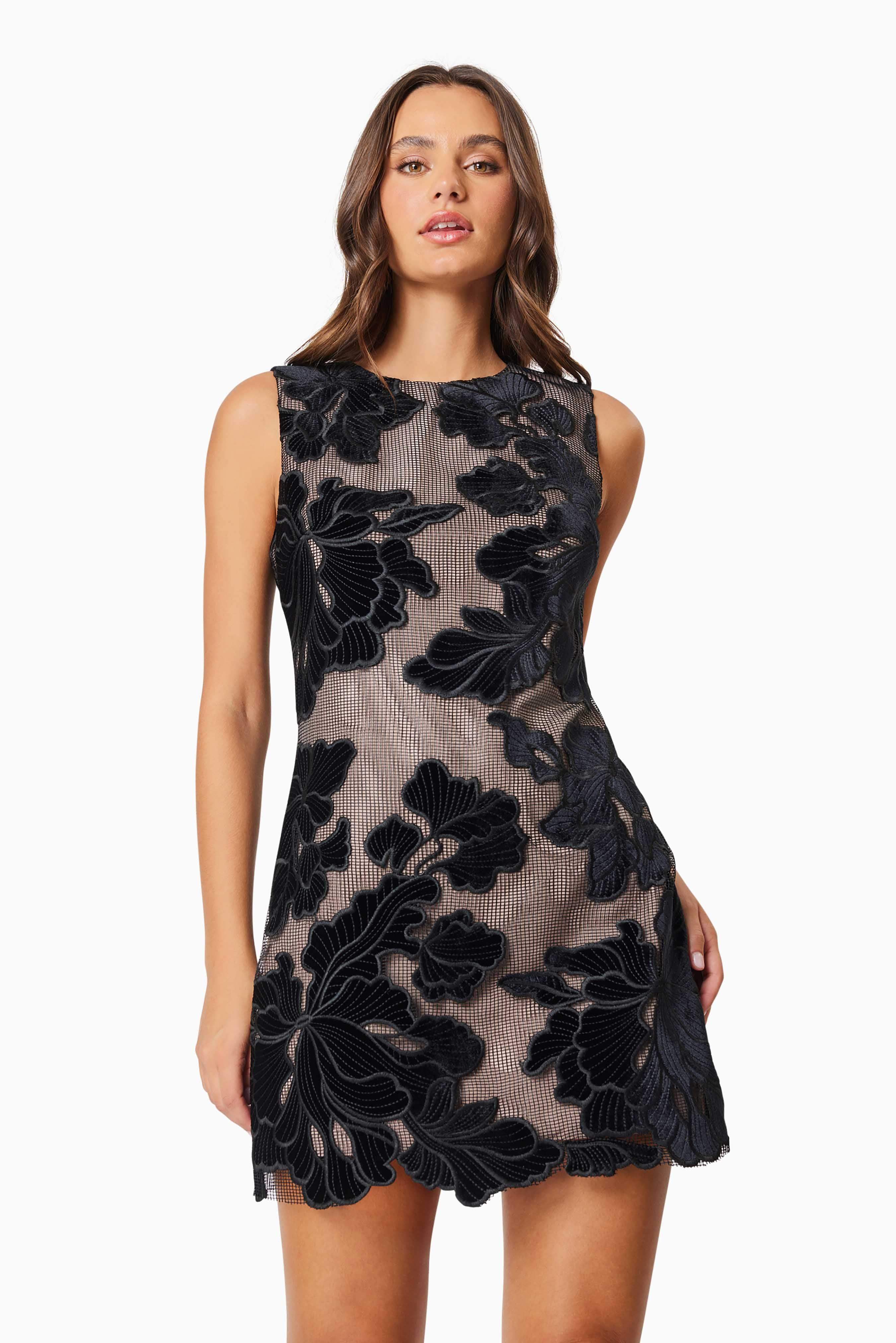 Zara Day To Night Mini Dress In Black