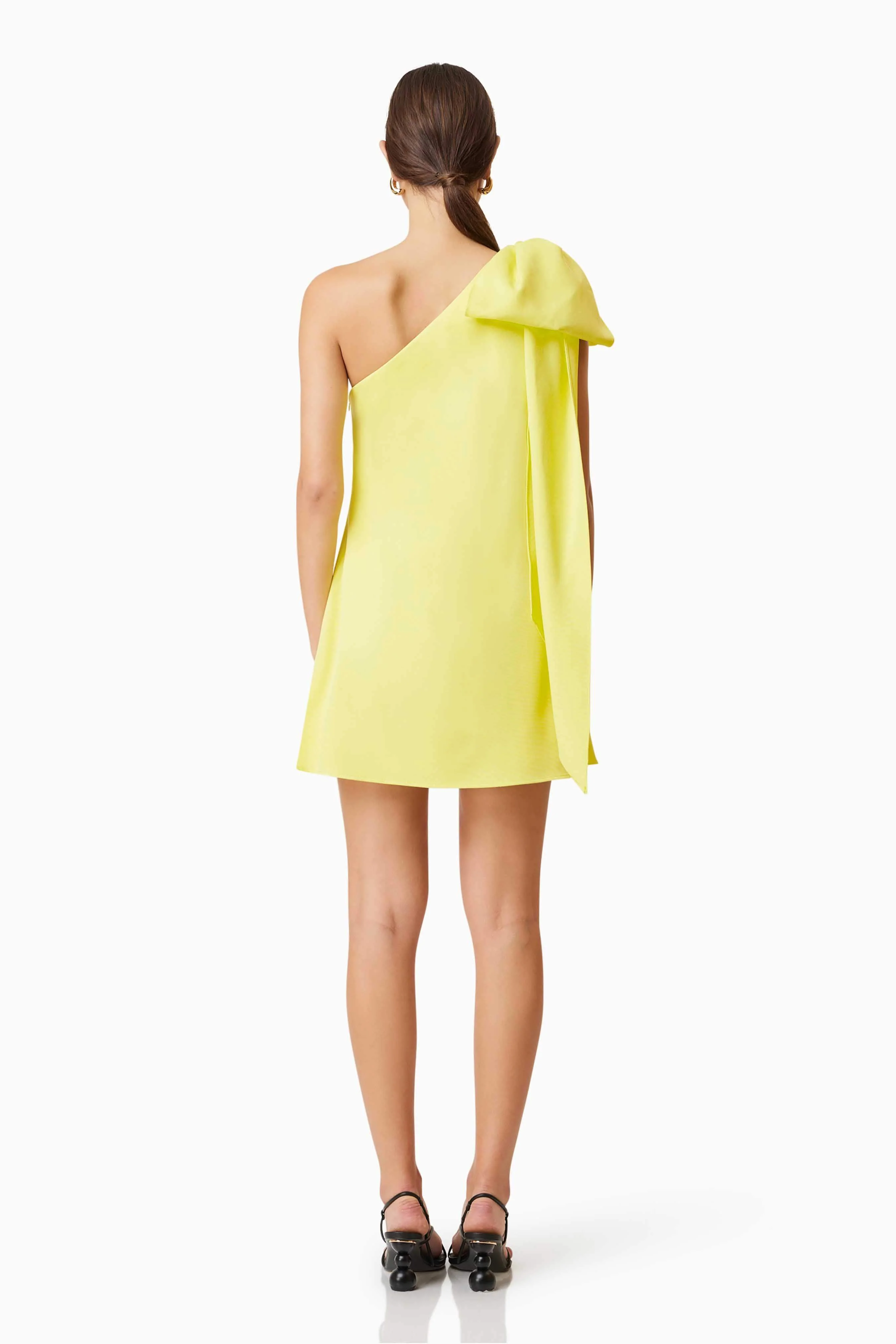 Kennedy Mini Party Dress In Yellow