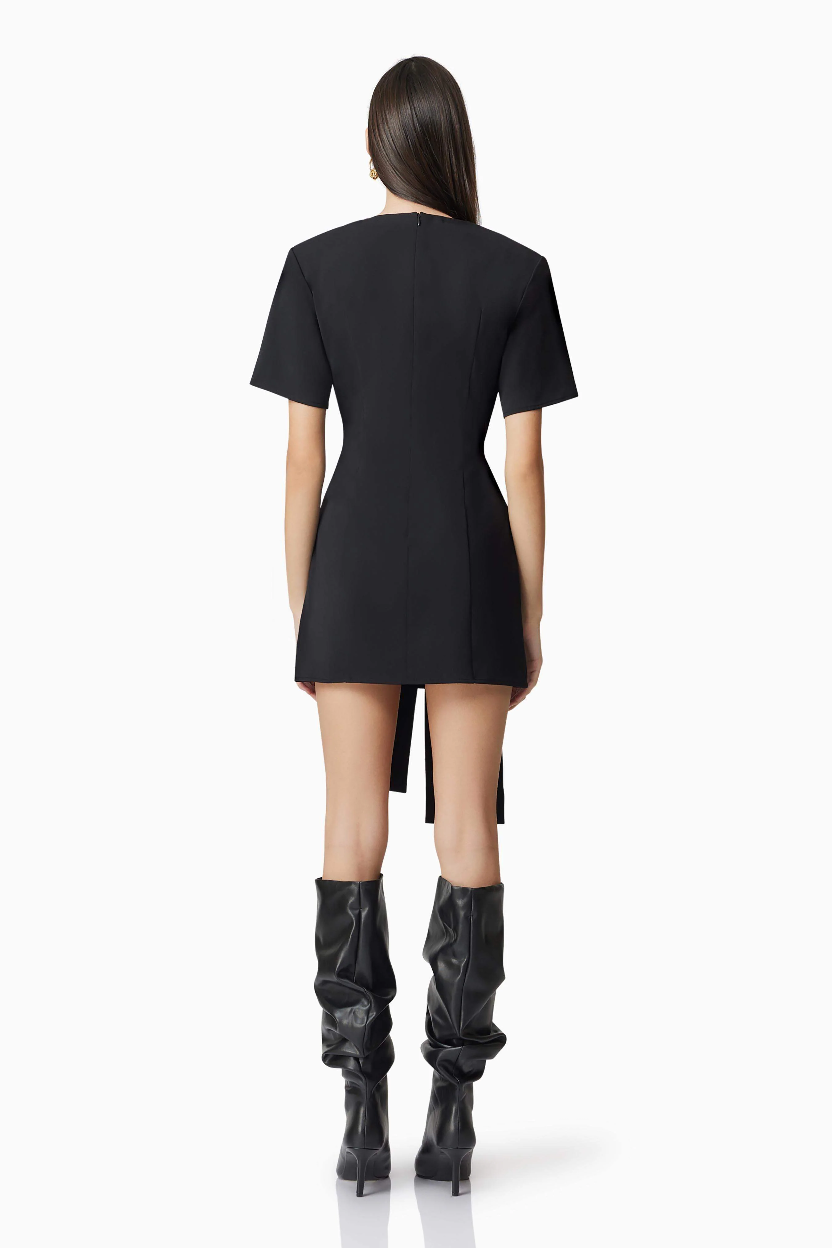 CURAAE Noa Mini Dress In Black