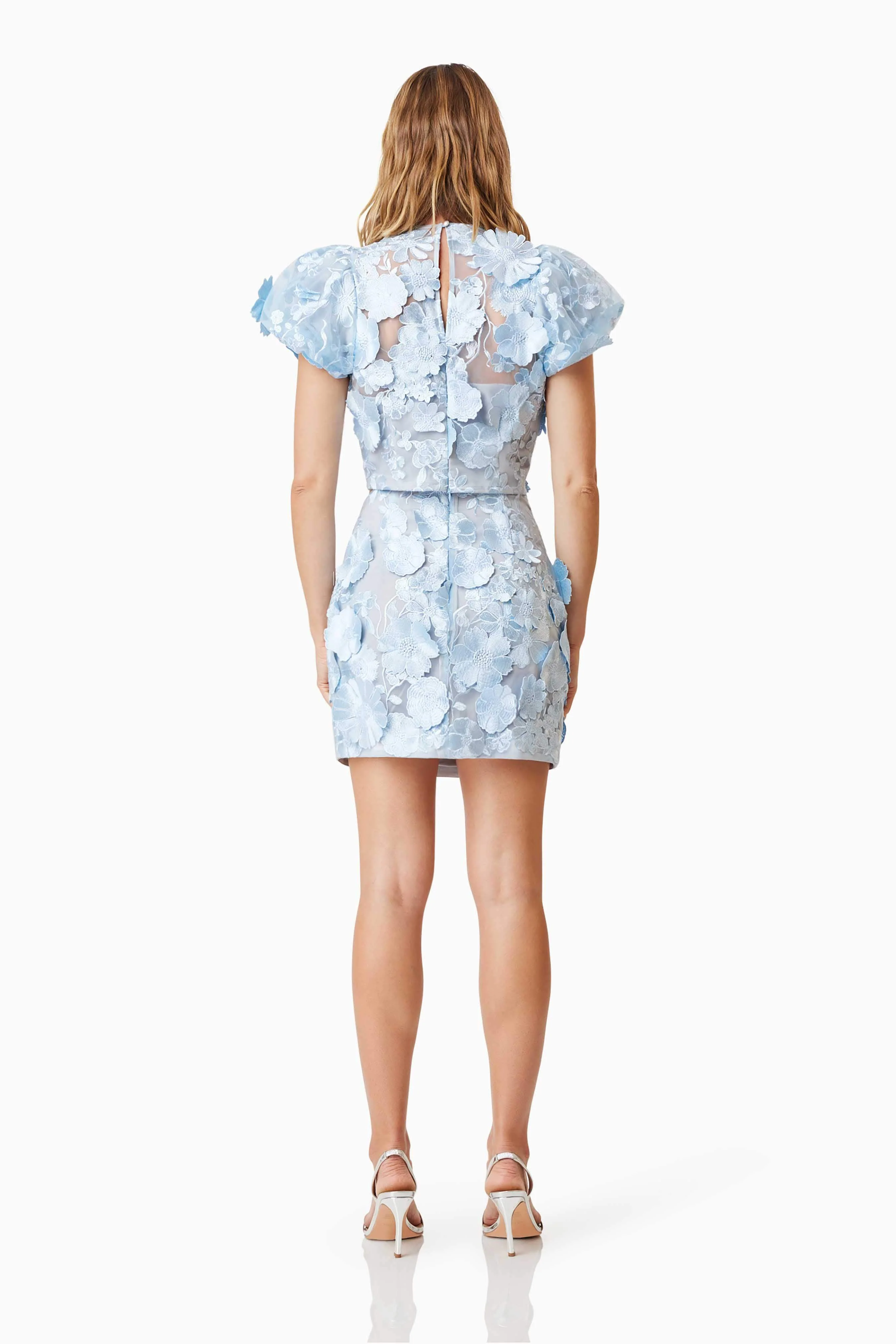 Selene Floral Set In Blue