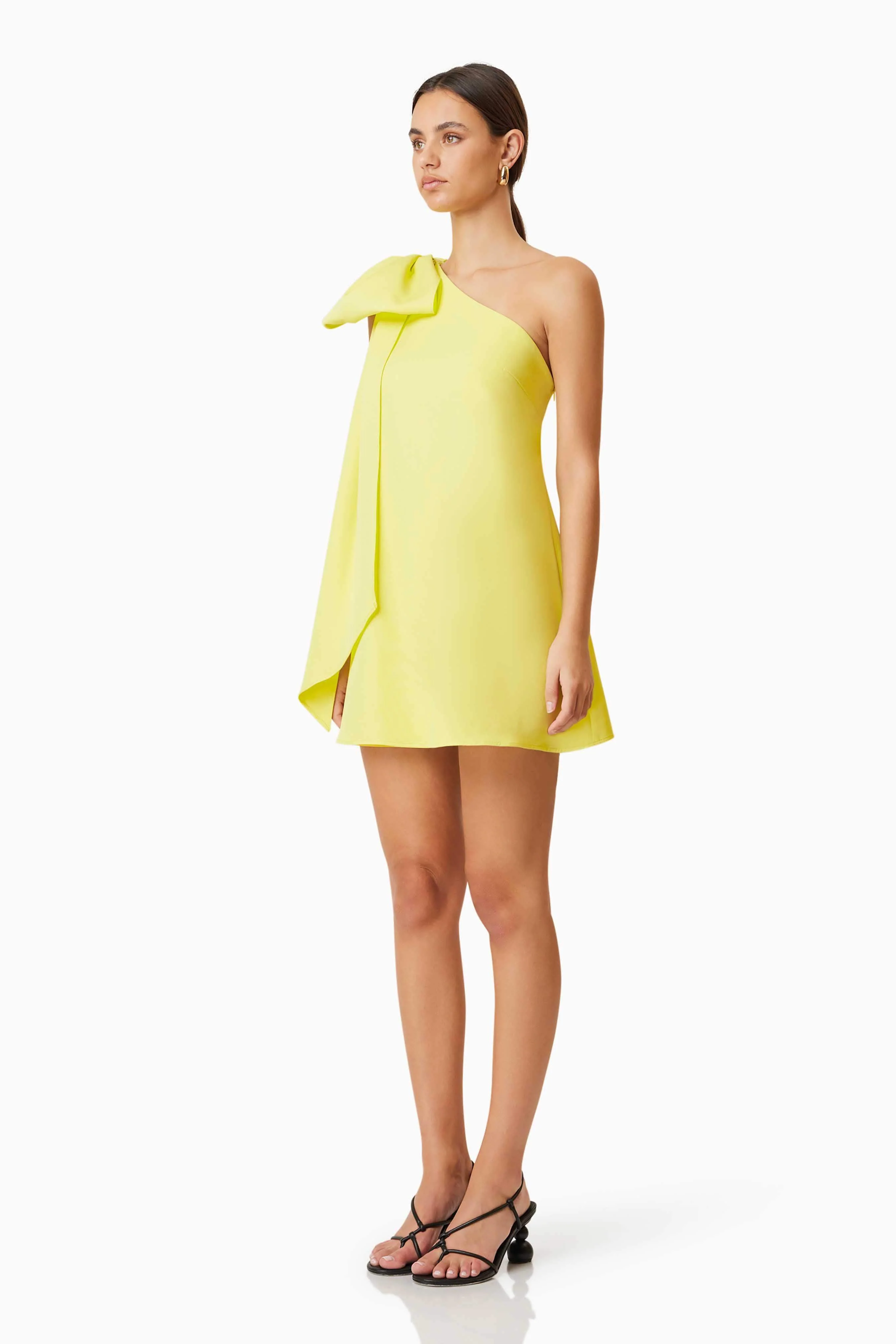 Kennedy Mini Party Dress In Yellow