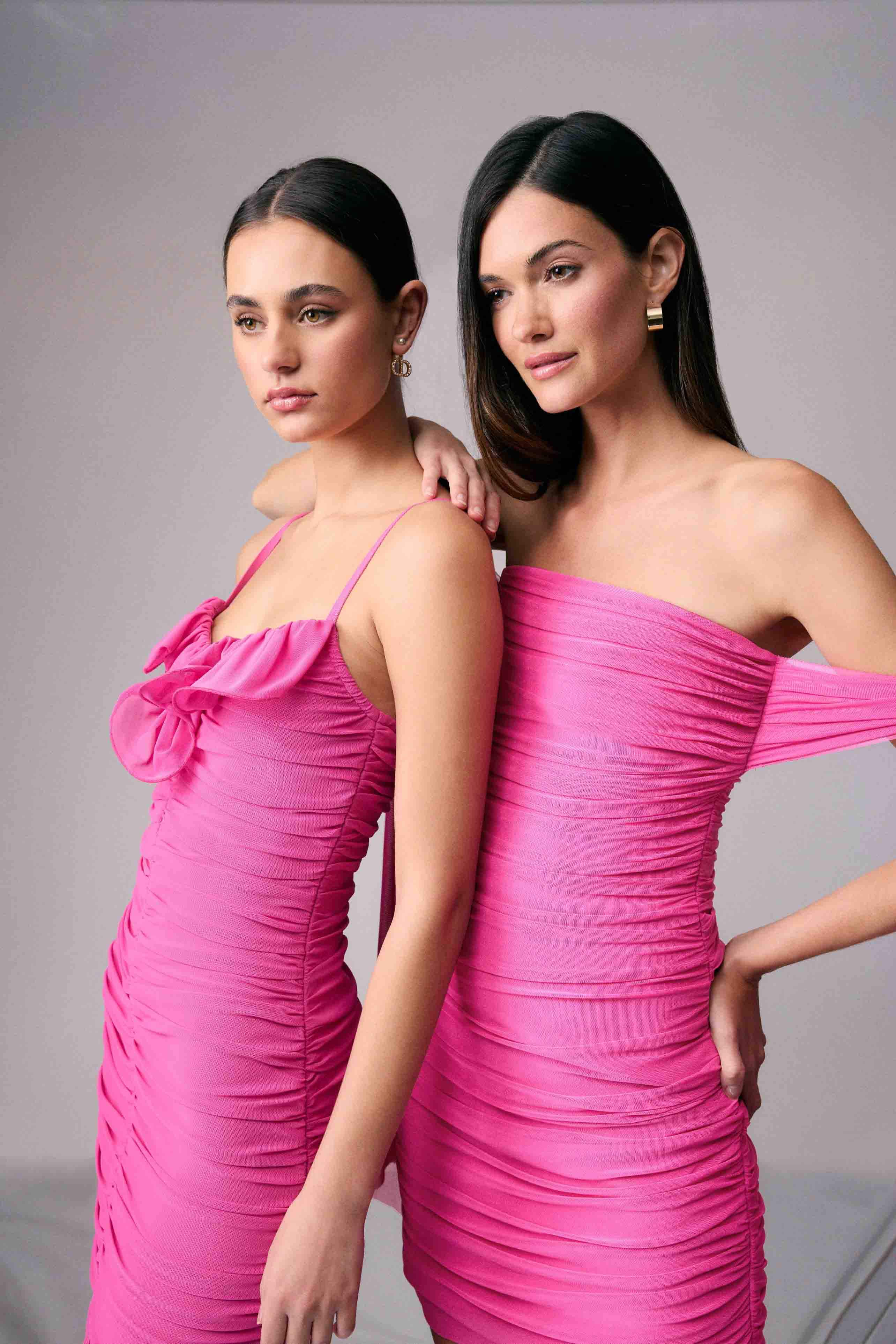 Celina Sweetheart Maxi Dress in Pink