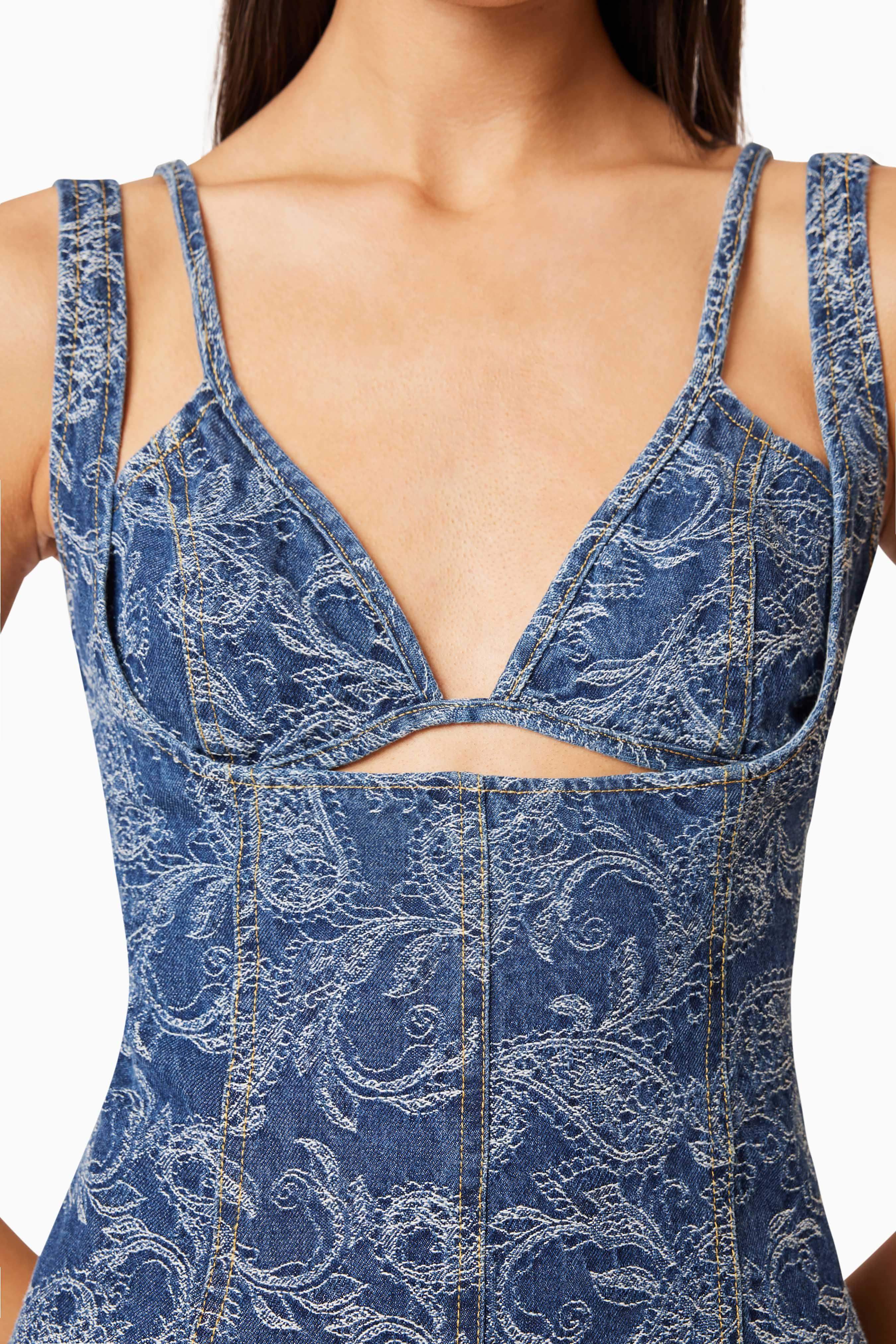 Denver Party Mini Dress In Blue