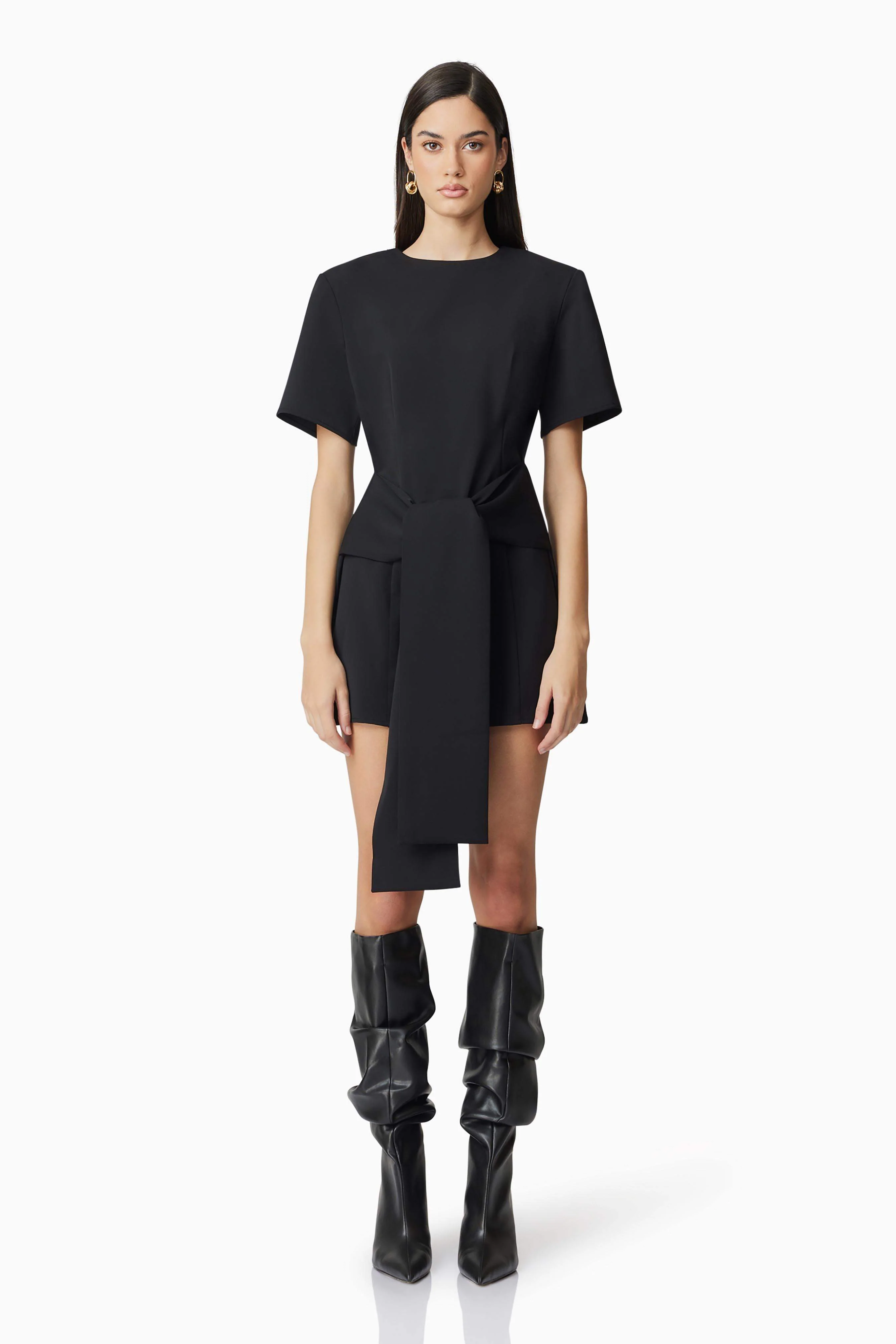 CURAAE Noa Mini Dress In Black