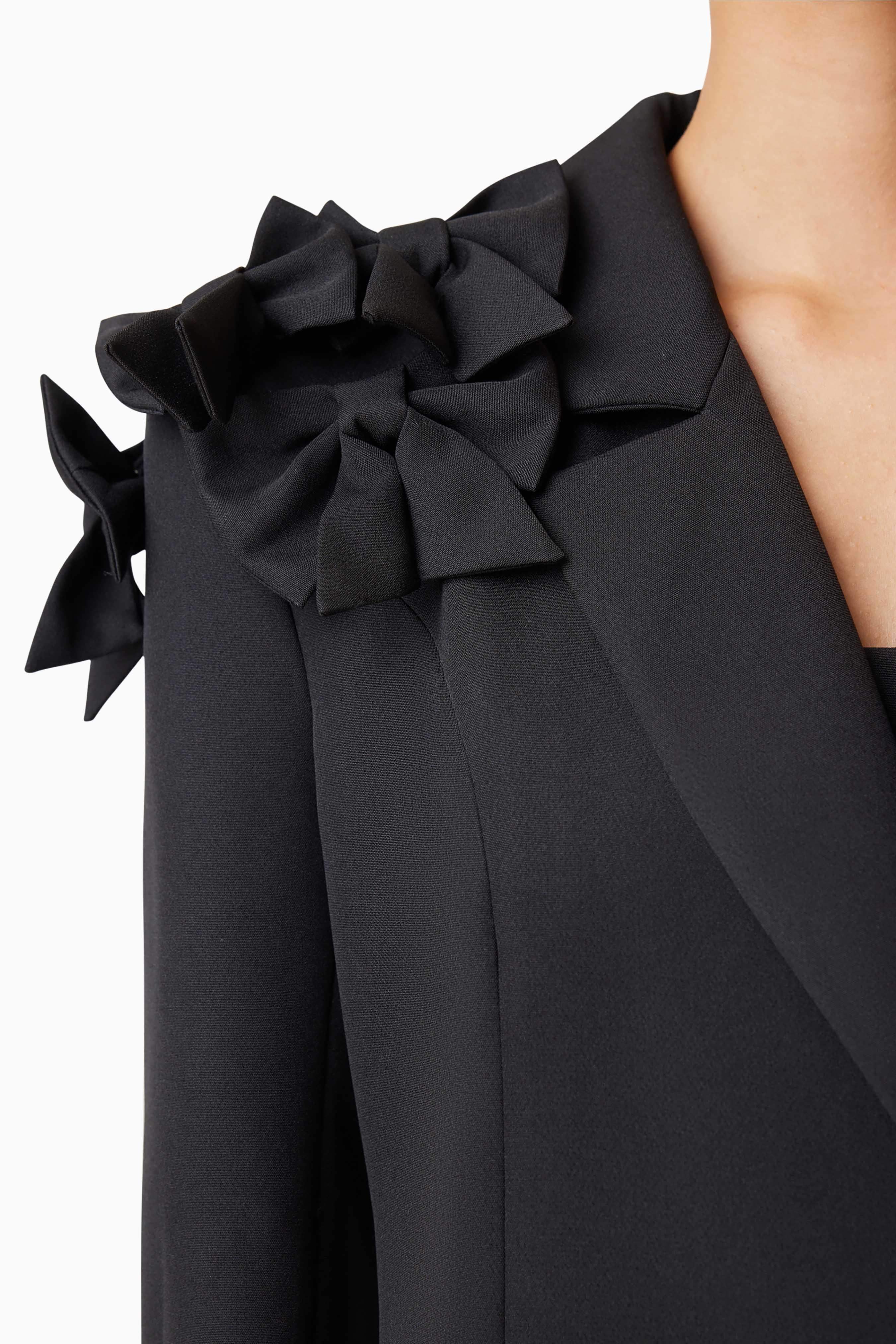 Kennedy Oversized Tailored Jacket in Black