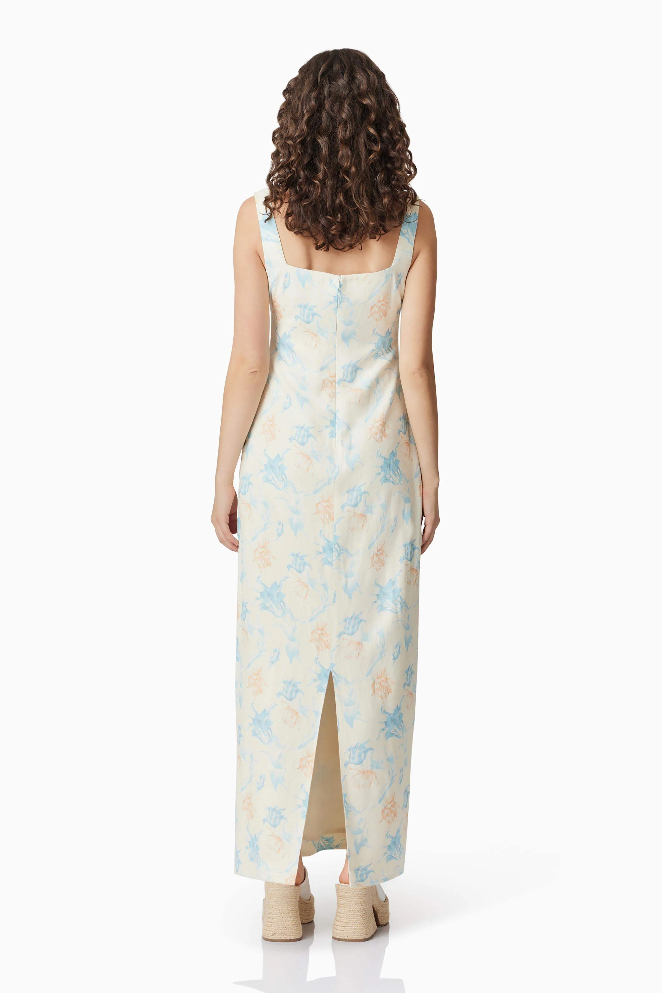 CURAAE Esther Floral Maxi Dress