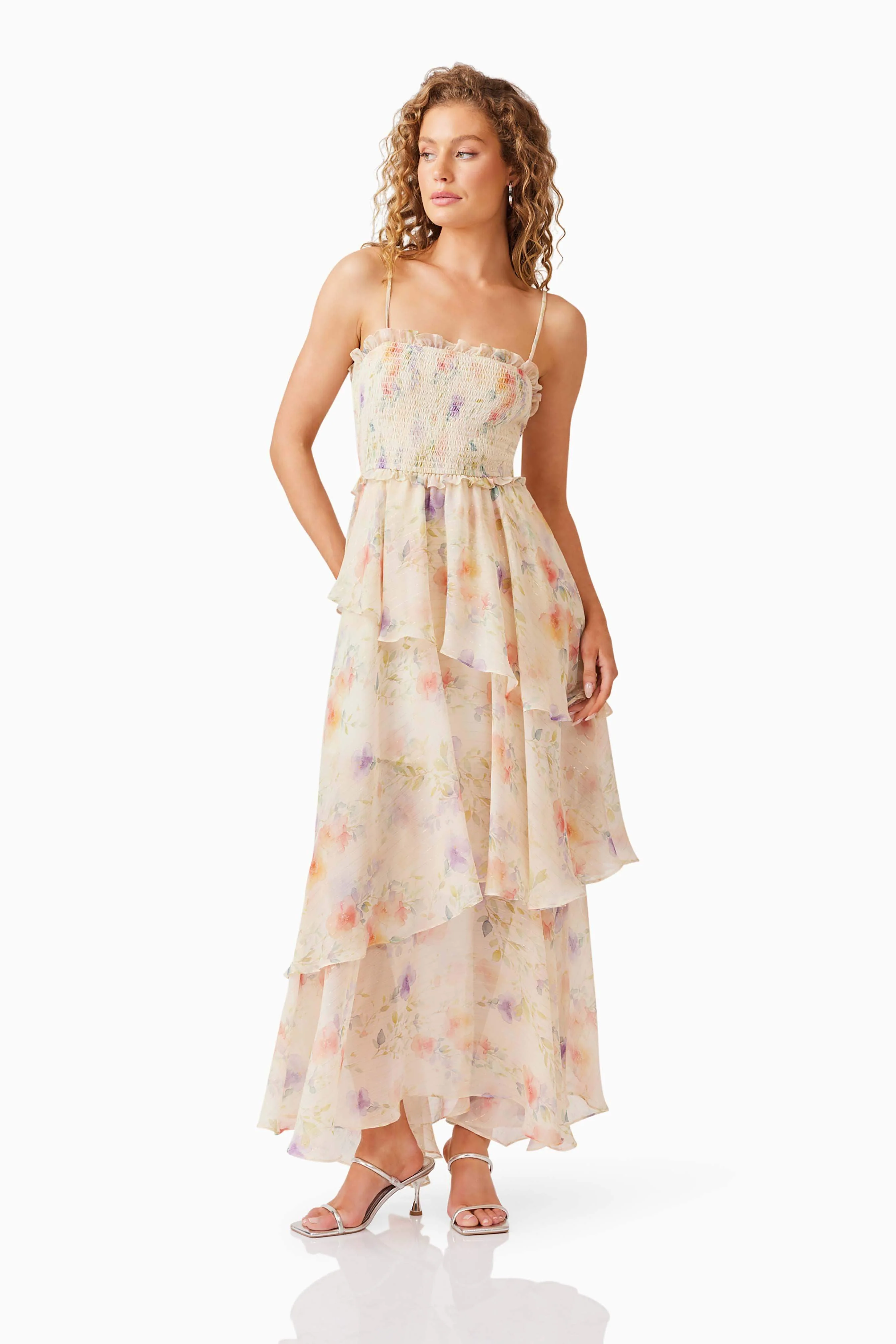 Livette Maxi Dress in Floral