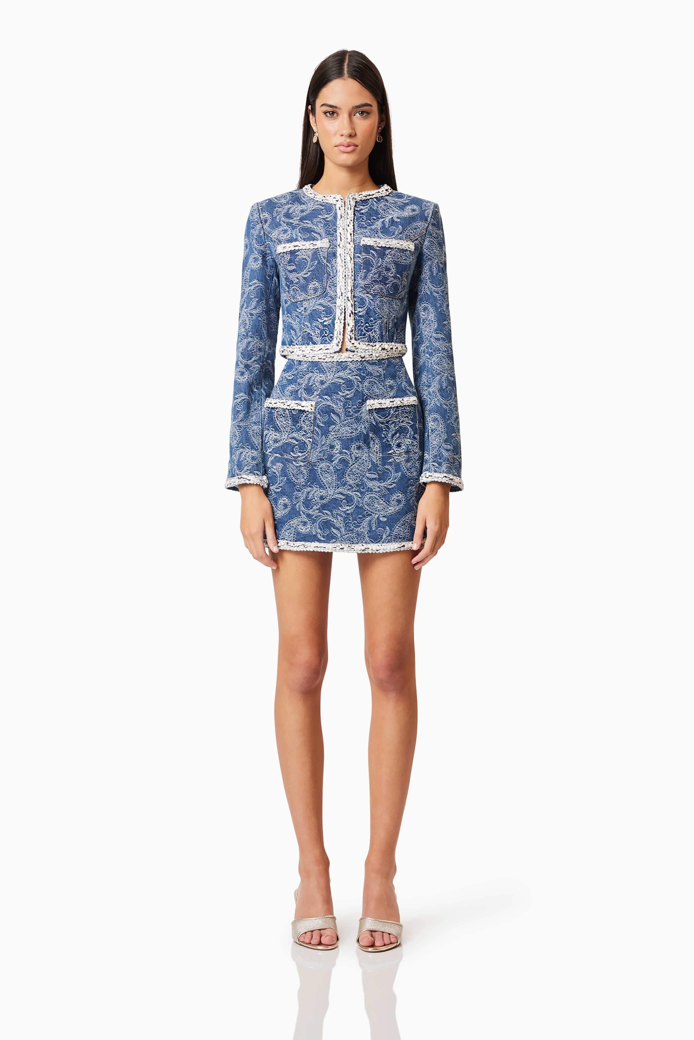 Denver Denim Set In Blue