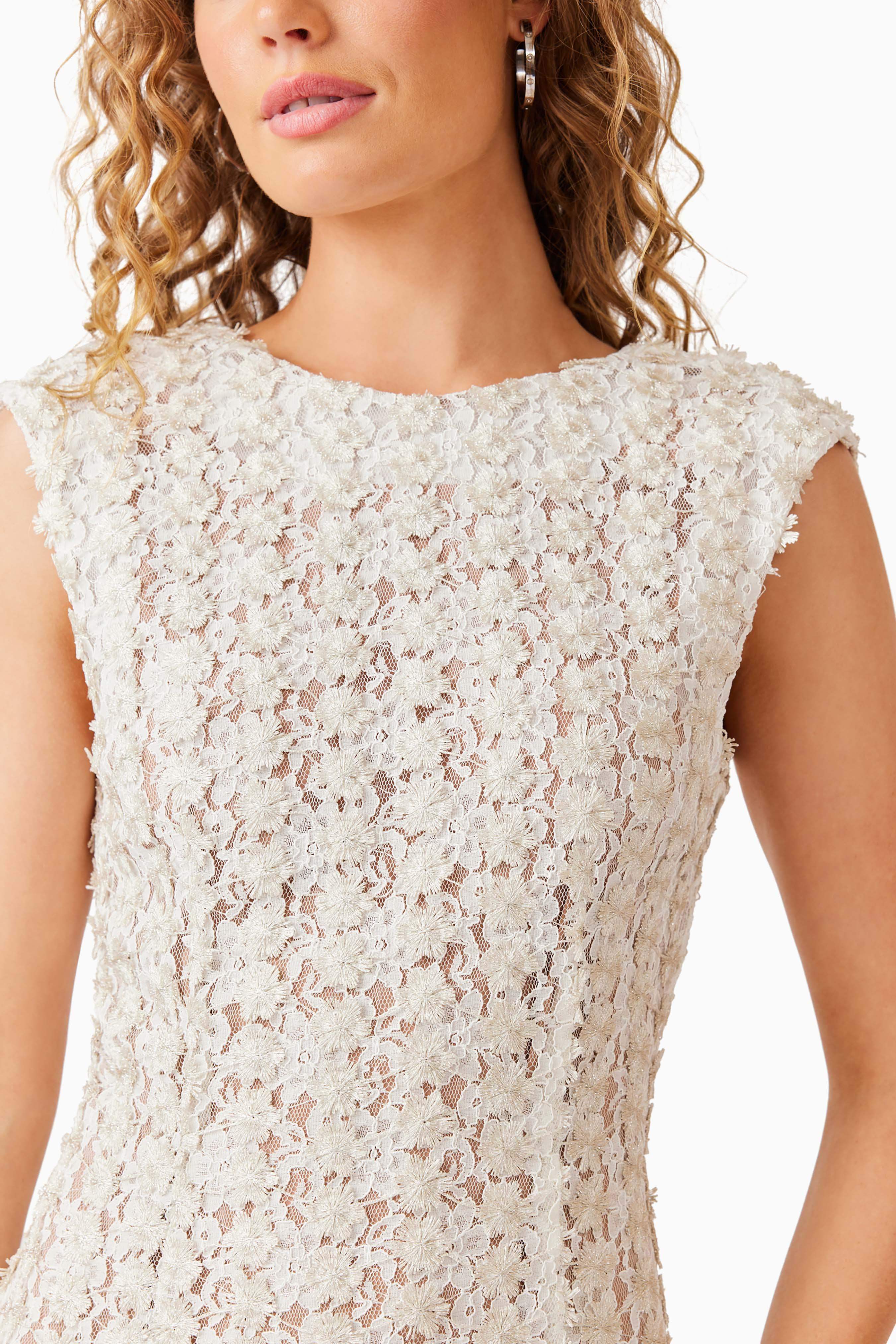 Cali Shift Mini Dress in White