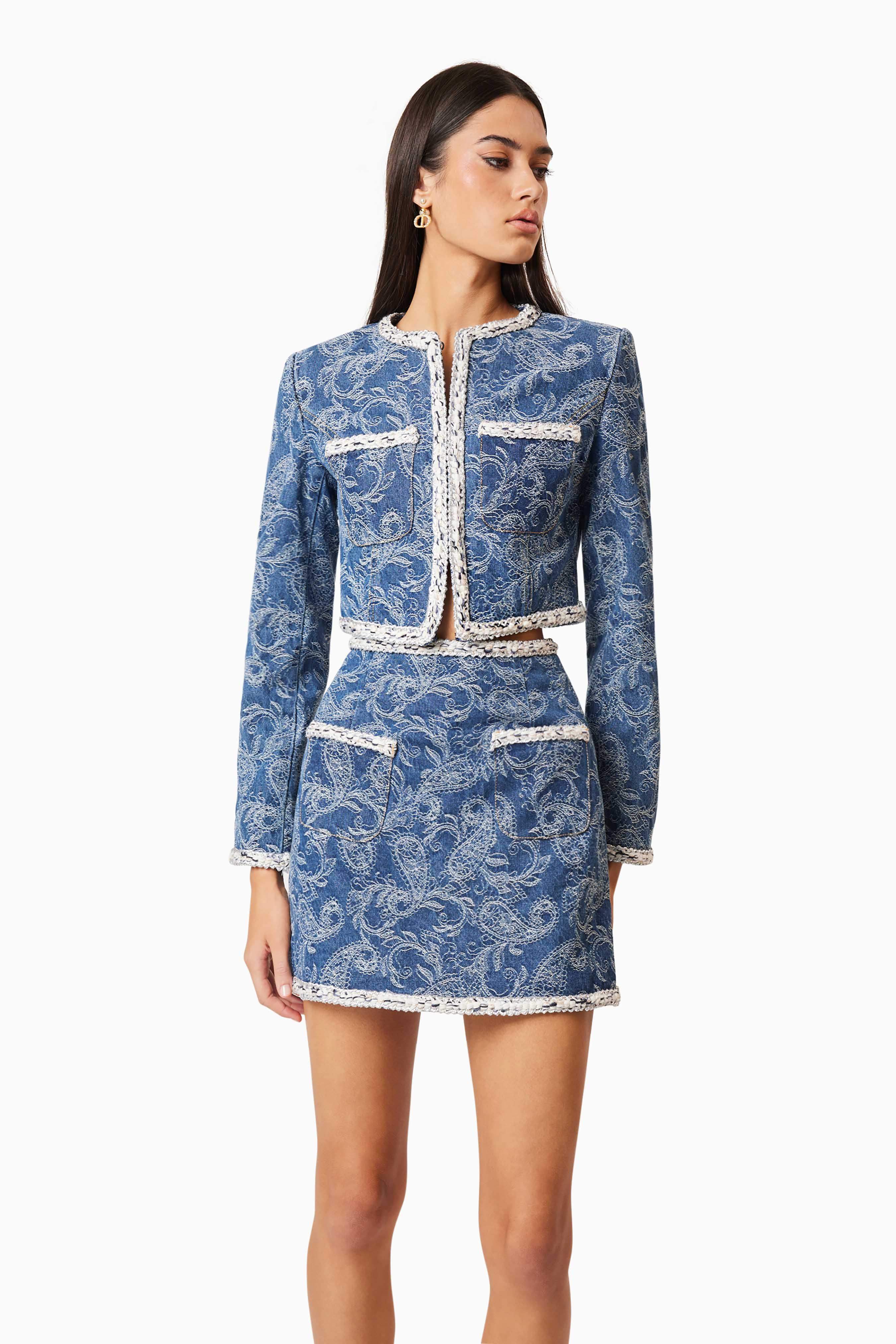 Denver Denim Set In Blue