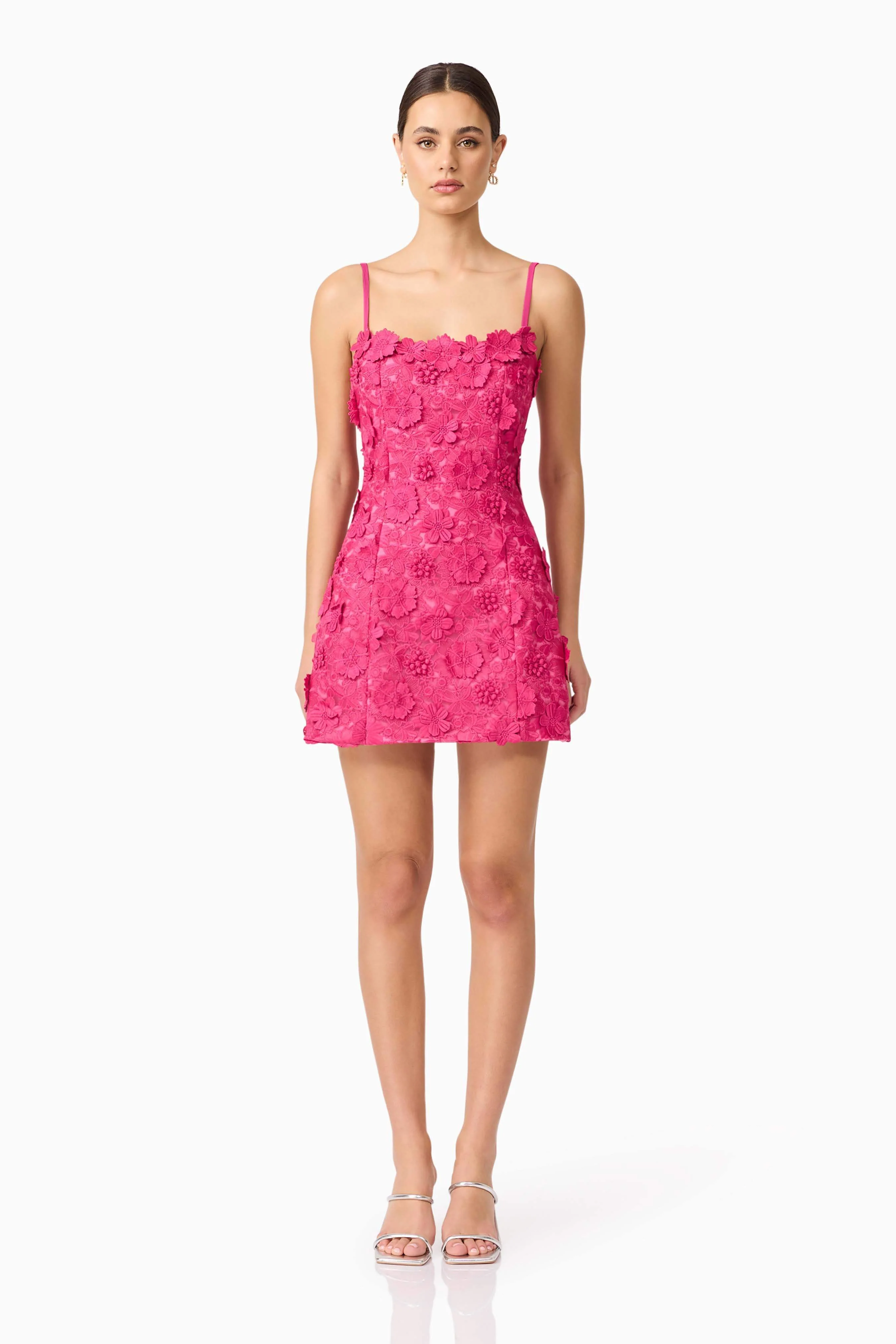 Claudia Party Dress in Pink