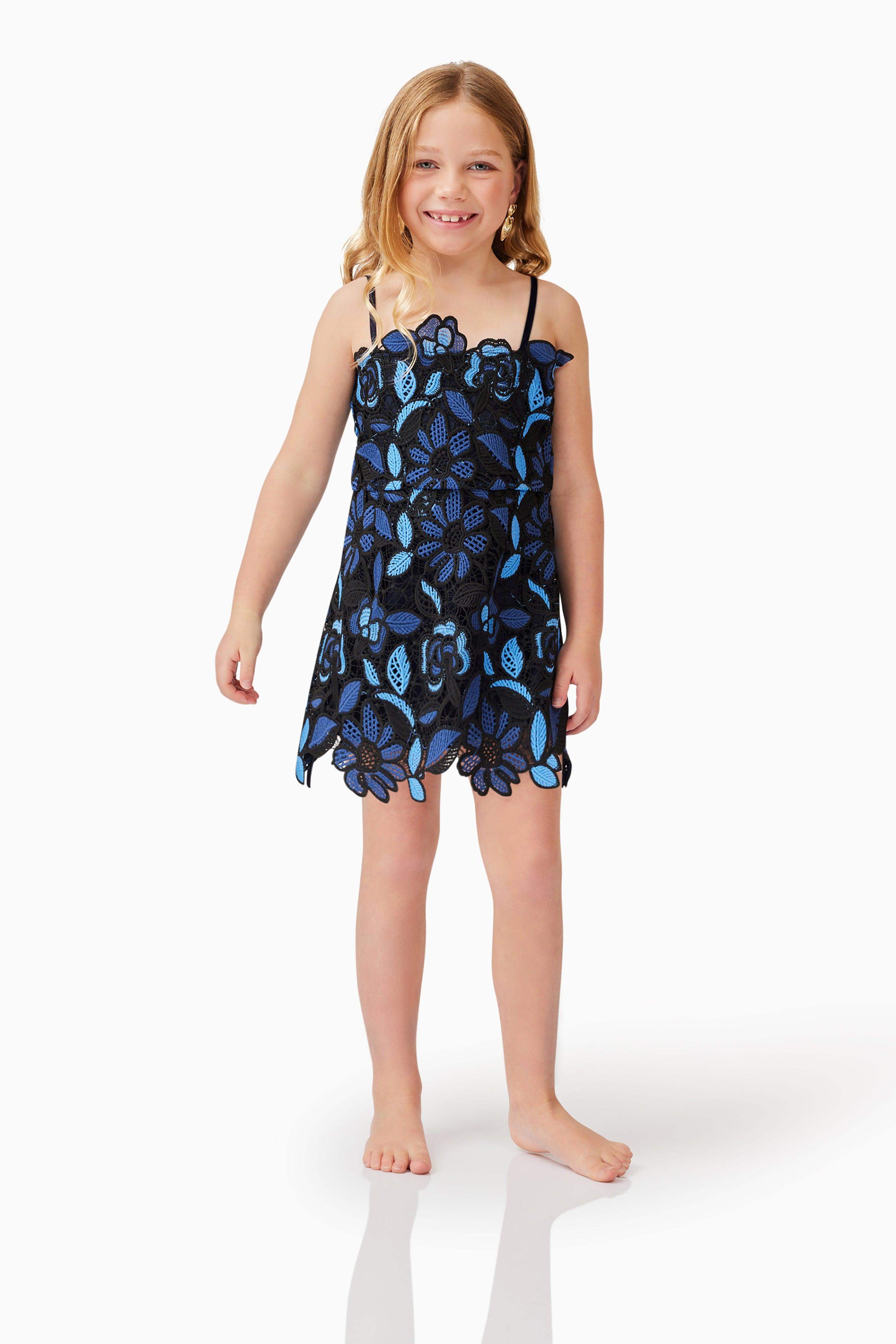 Times Girls Mini Dress in Blue