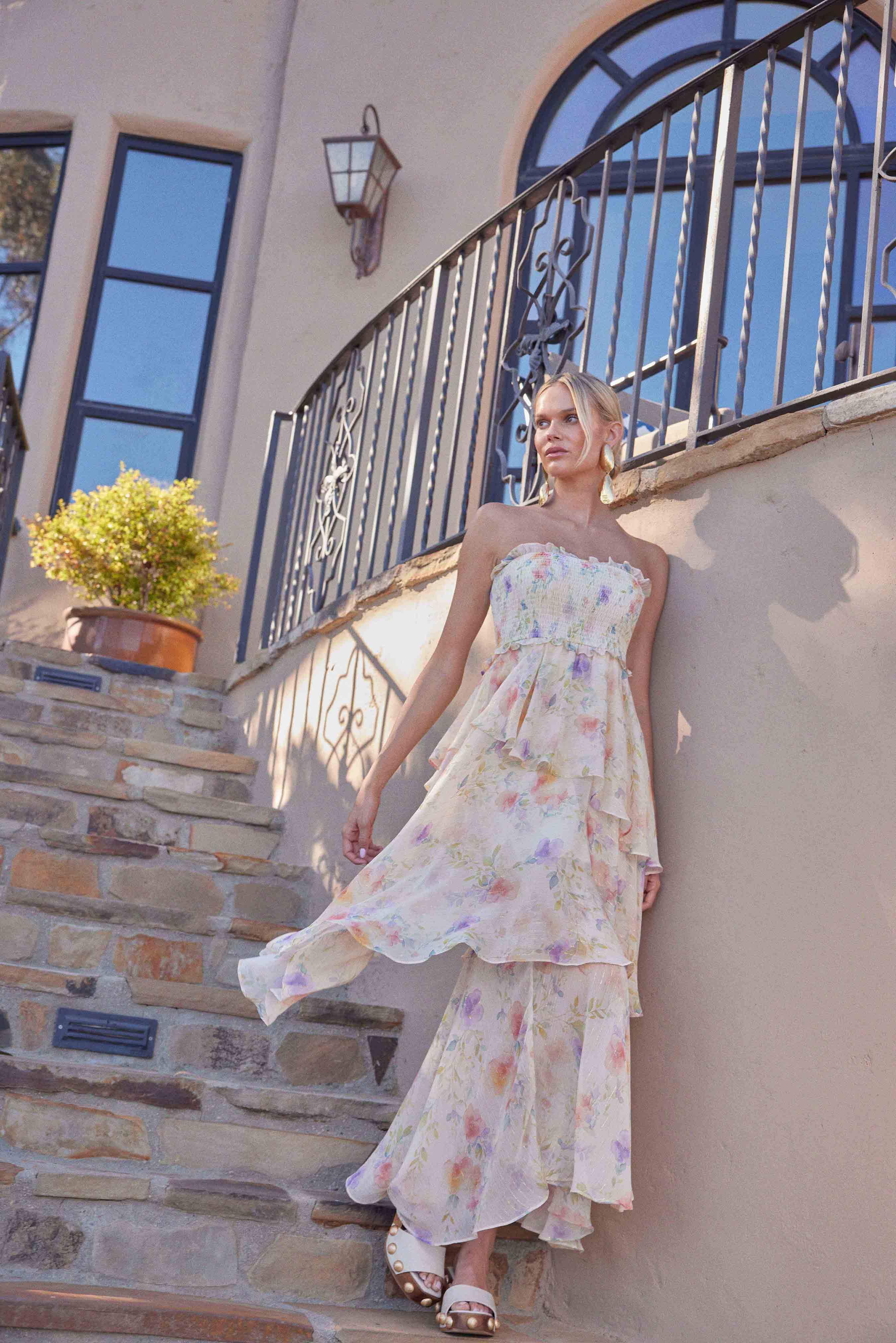 Livette Maxi Dress in Floral