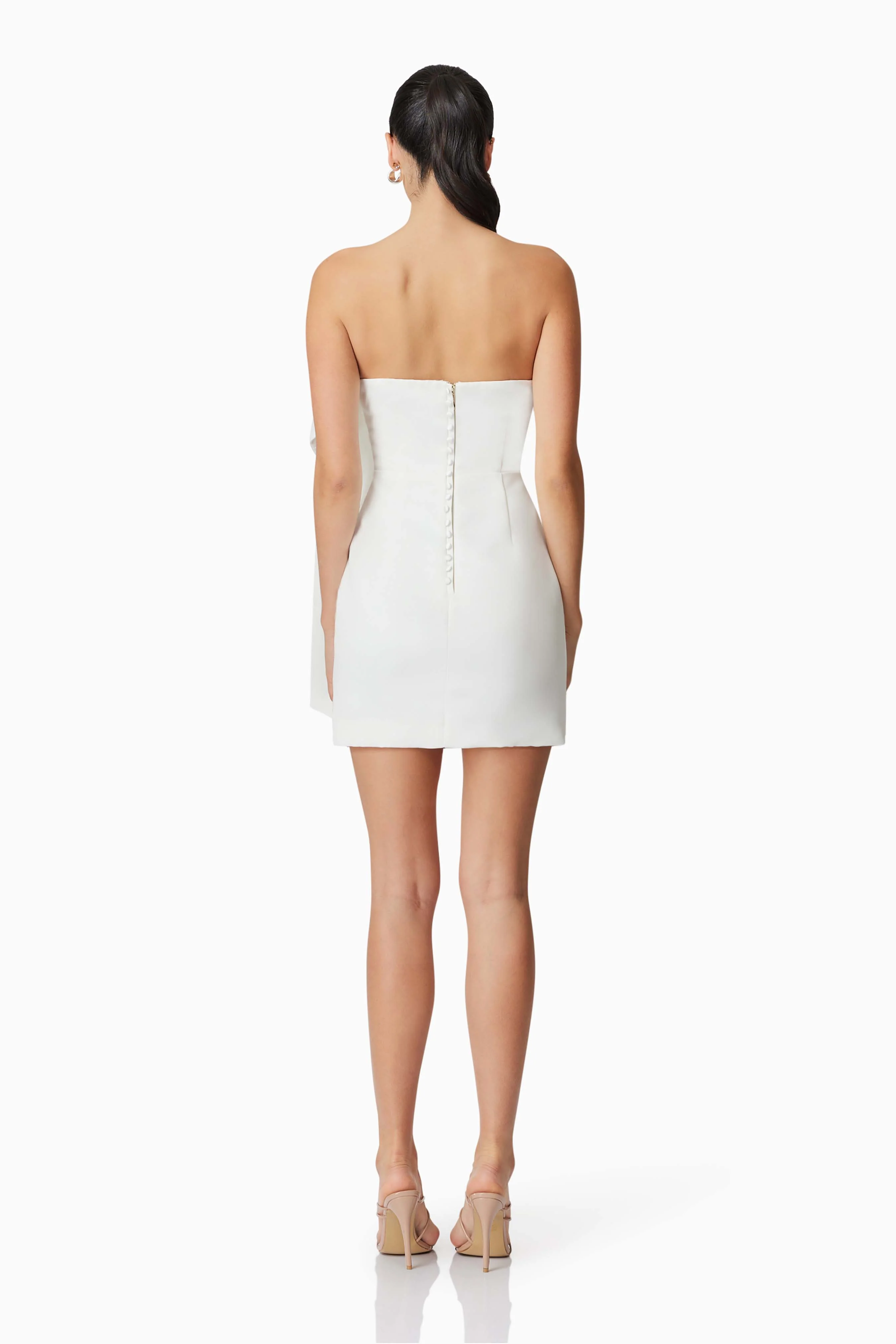 Marissa Strapless Mini Dress in White