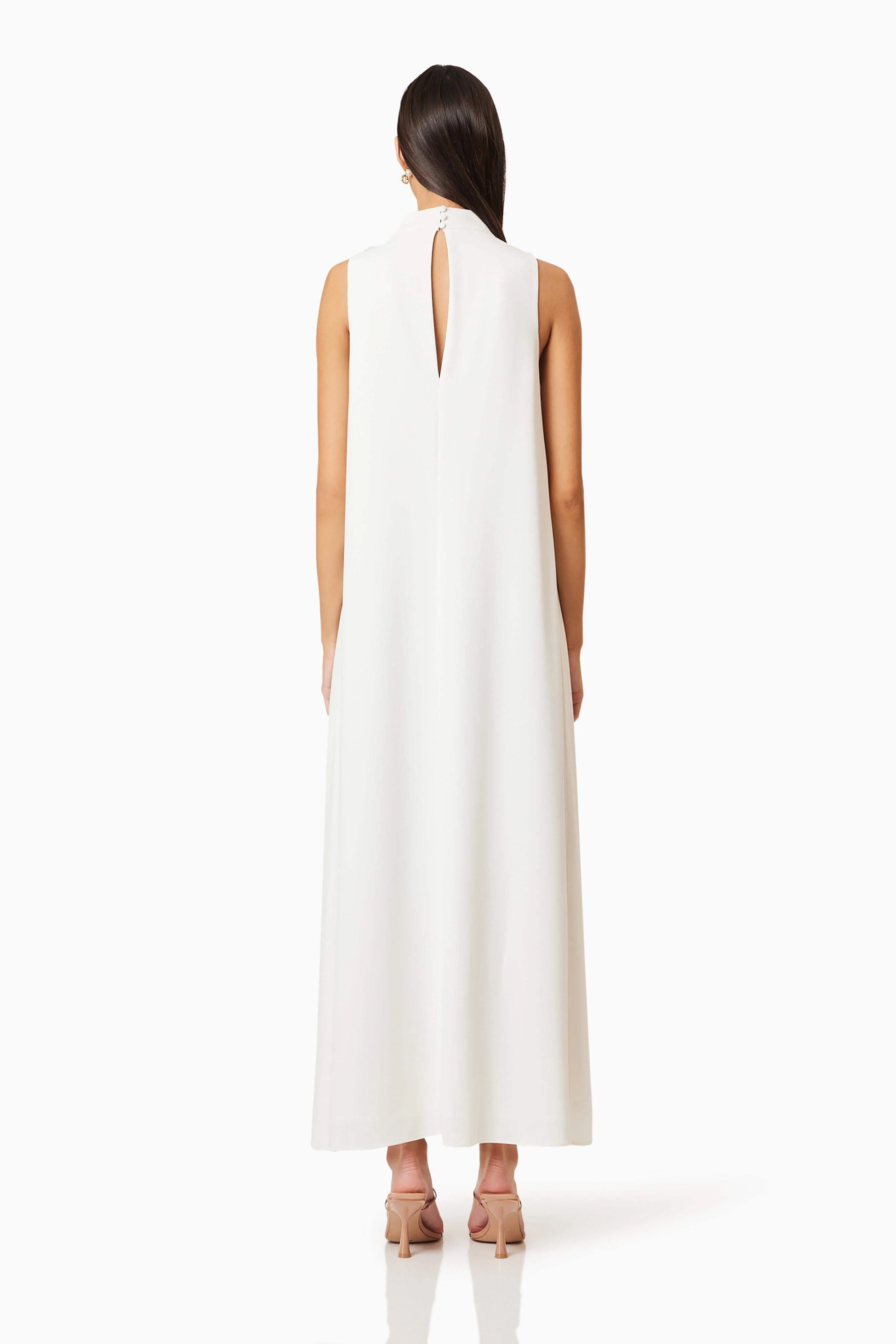 Lilydale 3D Maxi Dress In White