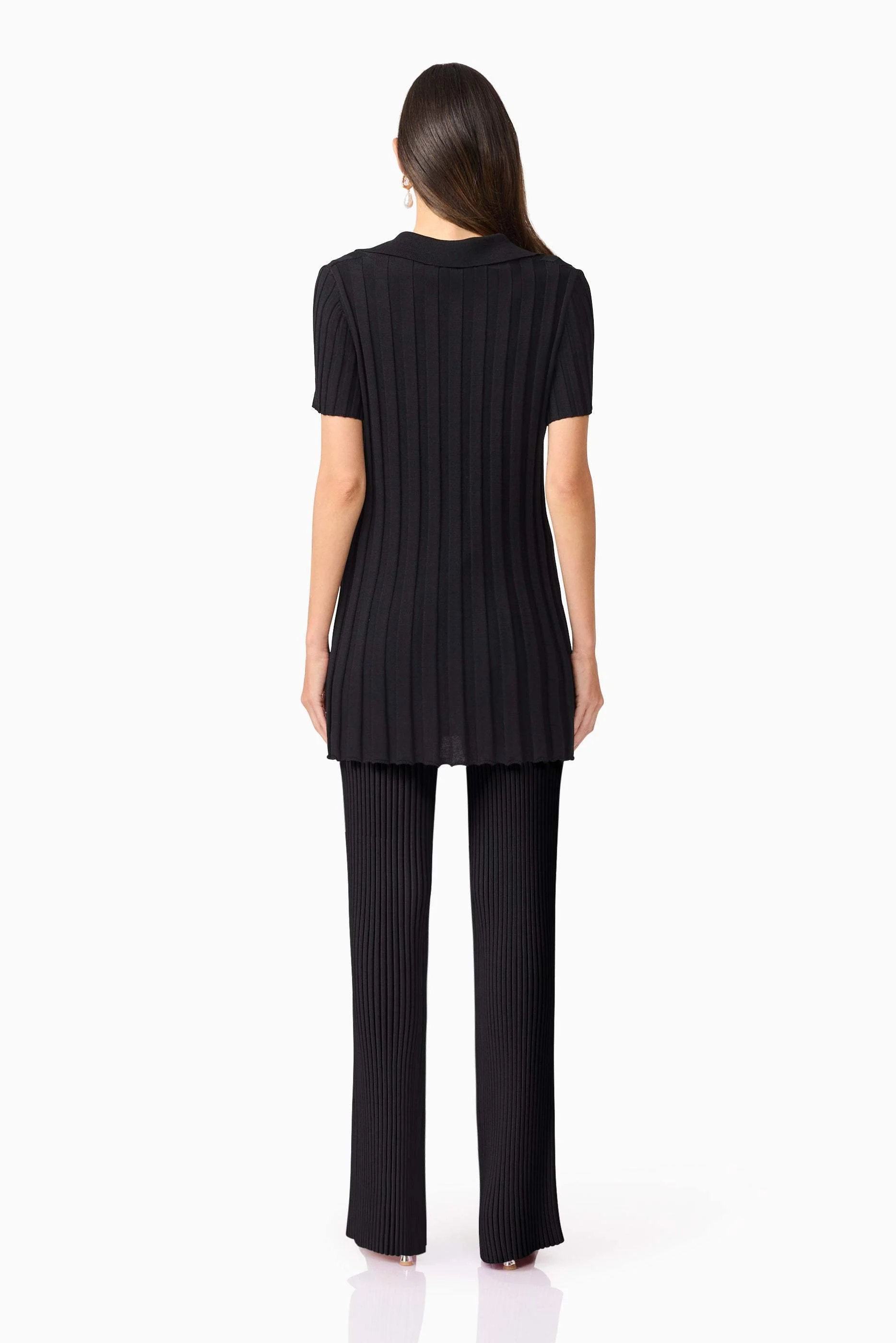 CURAAE Annabelle Knit Shirt In Black