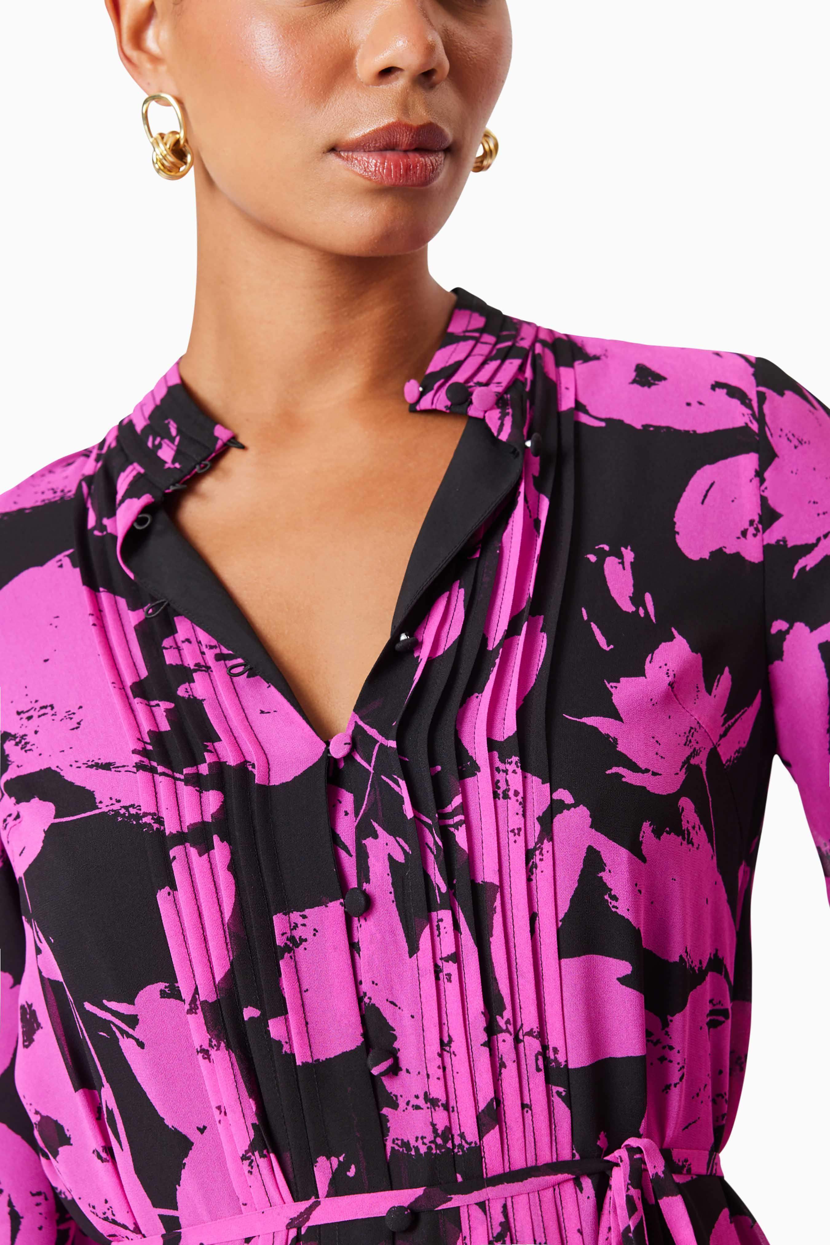 Yuna Shirt Day Mini Dress In Pink