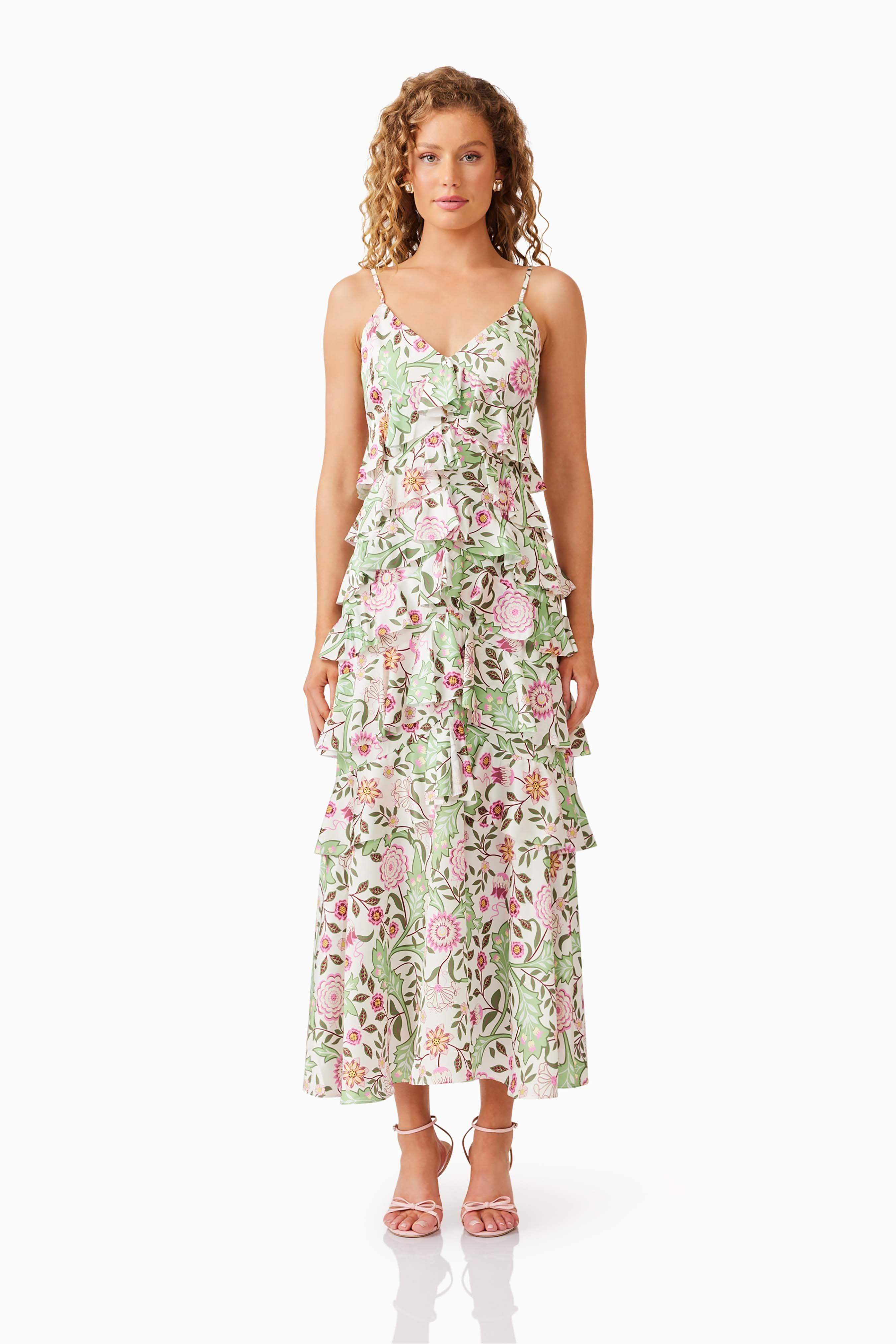 Maysa Maxi Dress in Floral