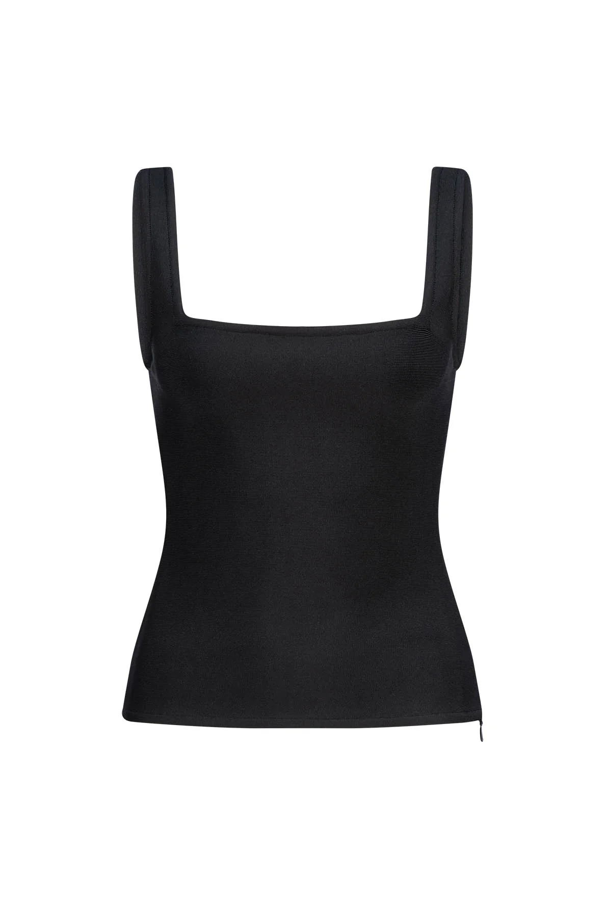 CURAAE Vanessa Fitted Top in Black