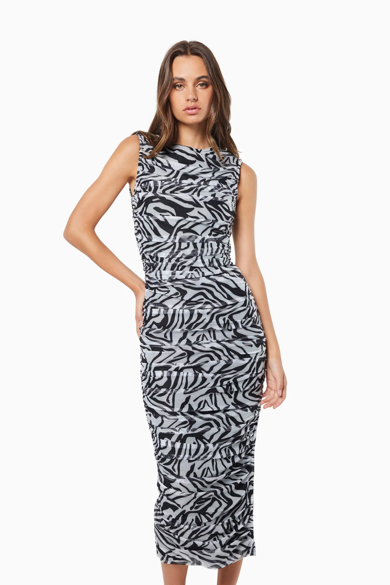 Bernadette Midi Dress In Black