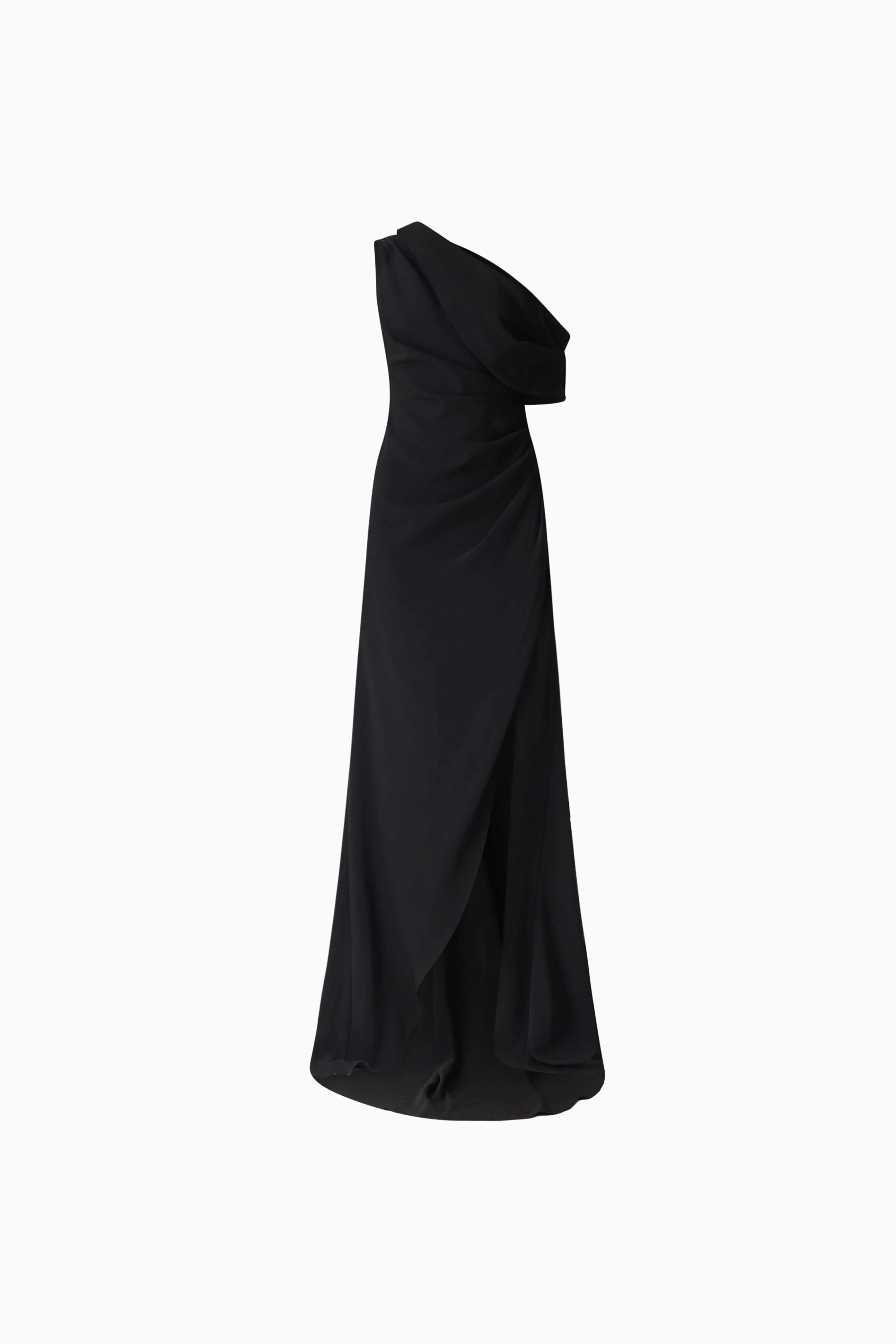 Isadora Off The Shoulder Maxi Gown in Black