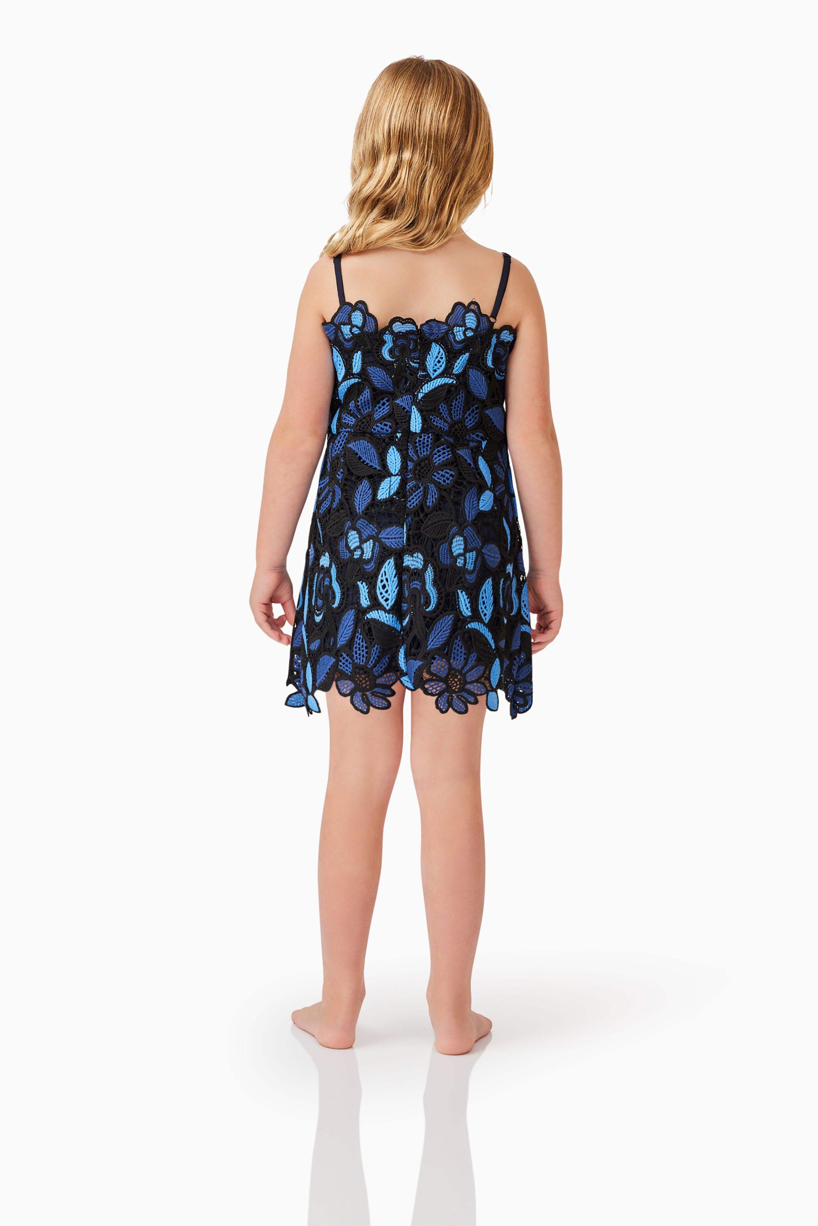 Times Girls Mini Dress in Blue