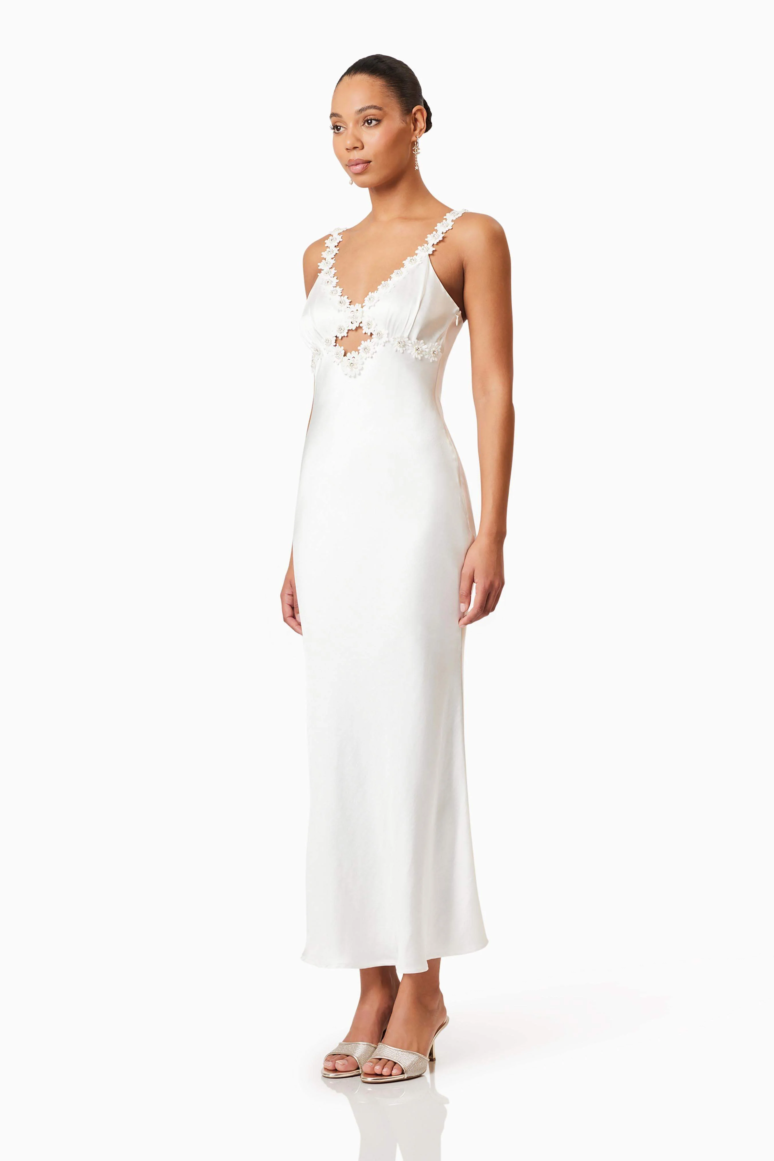 Clarissa Maxi In White