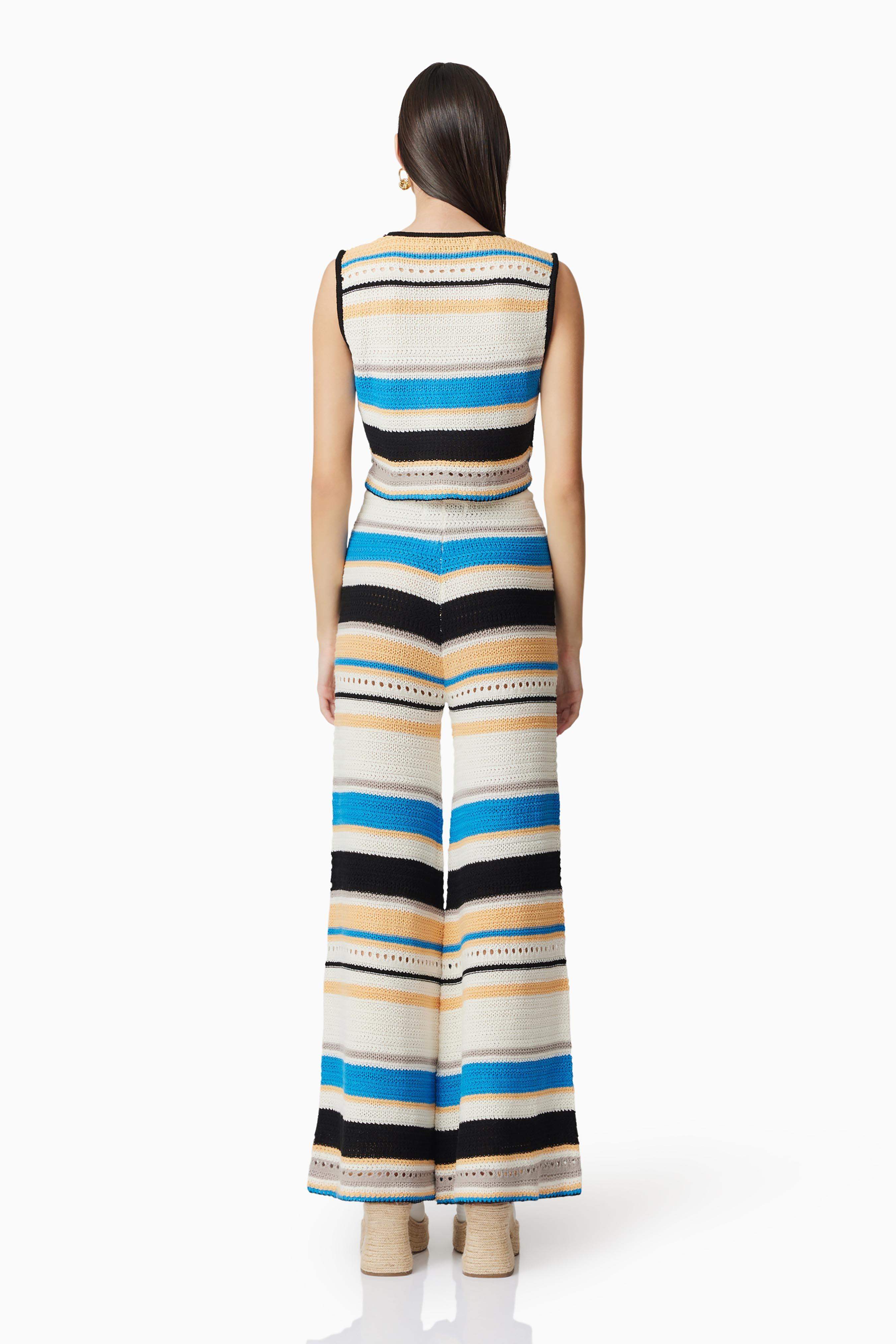 CURAAE Harlow Knit Striped Trousers