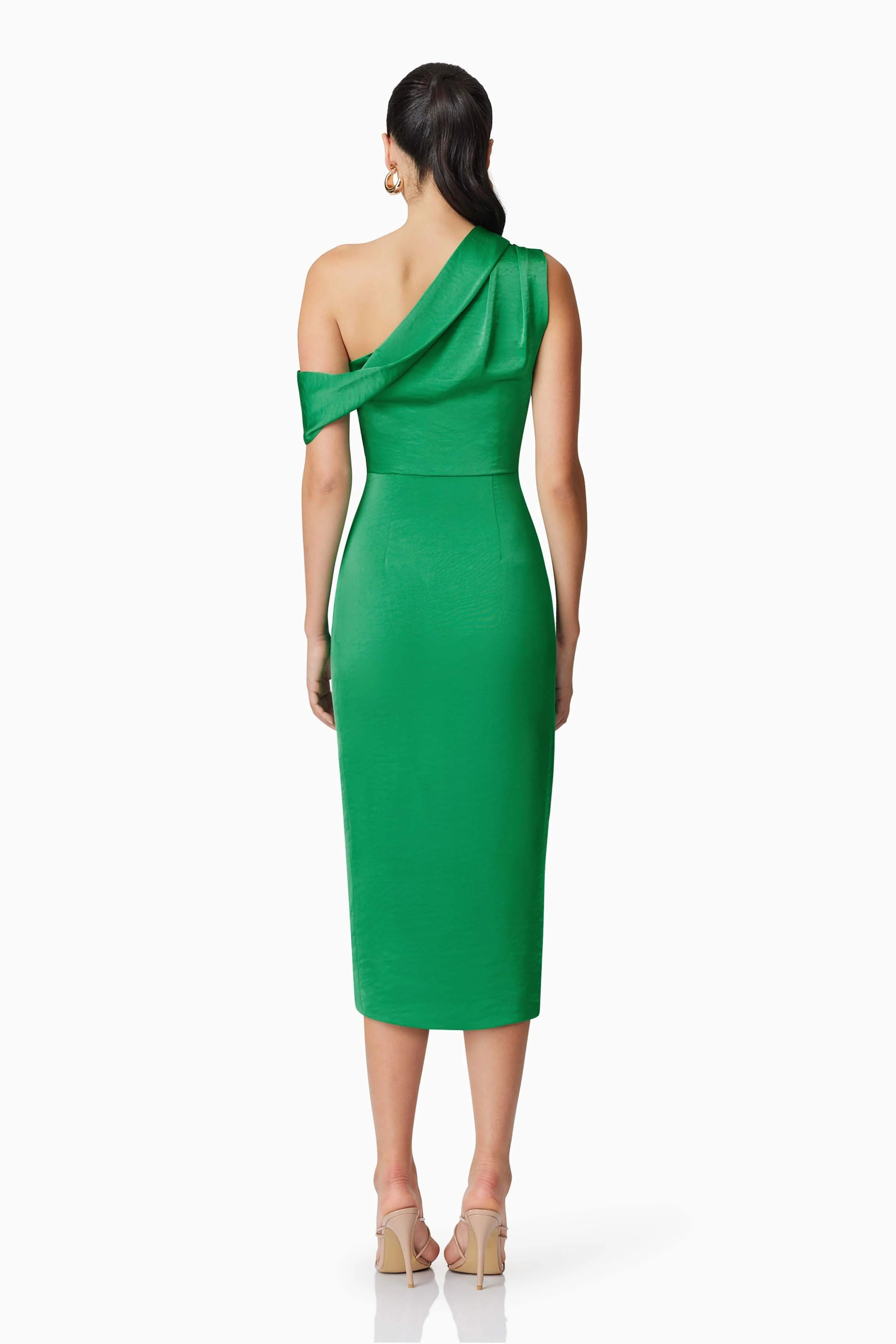 Roni Midi Dress in Green