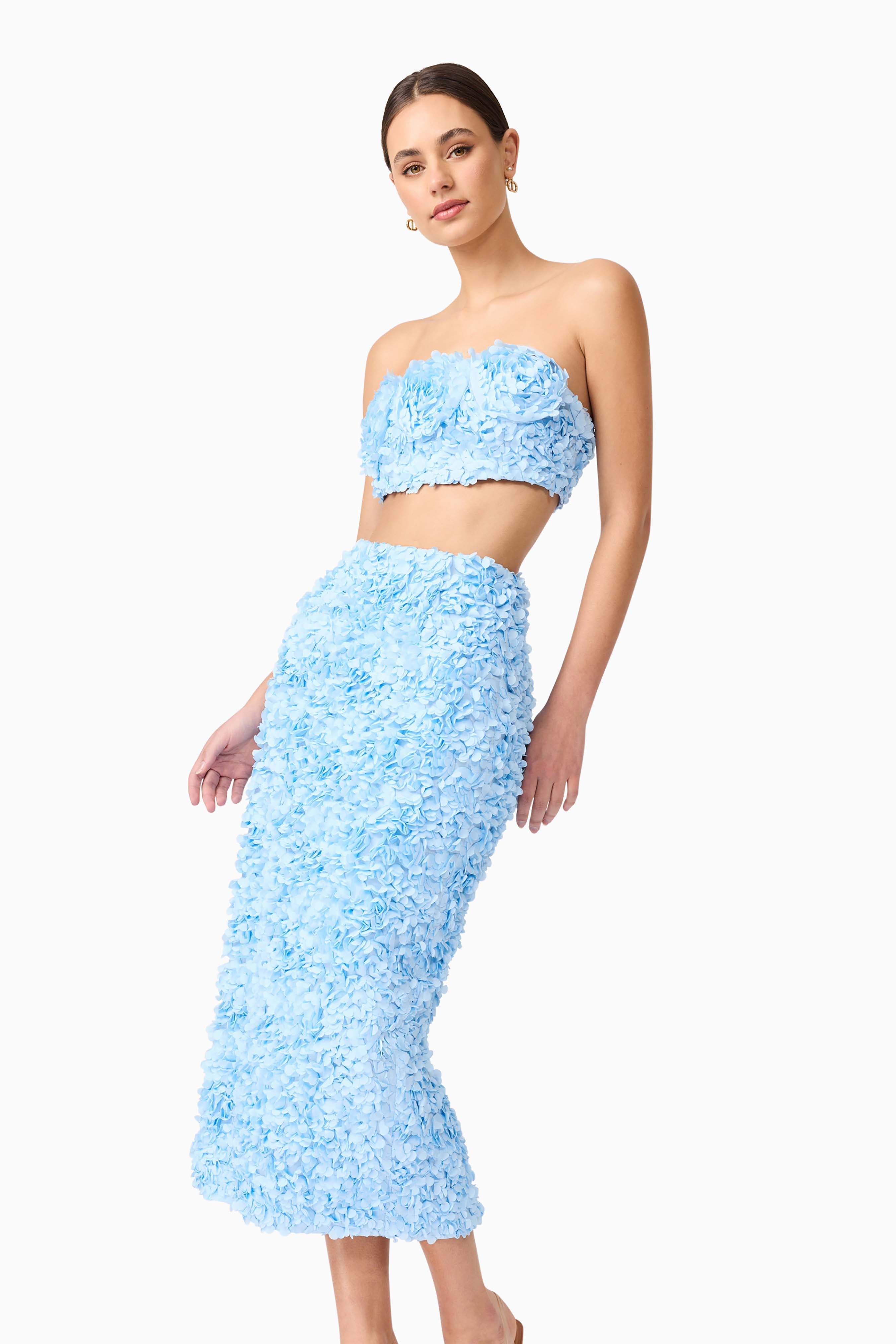 Kaia Floral Set in Blue