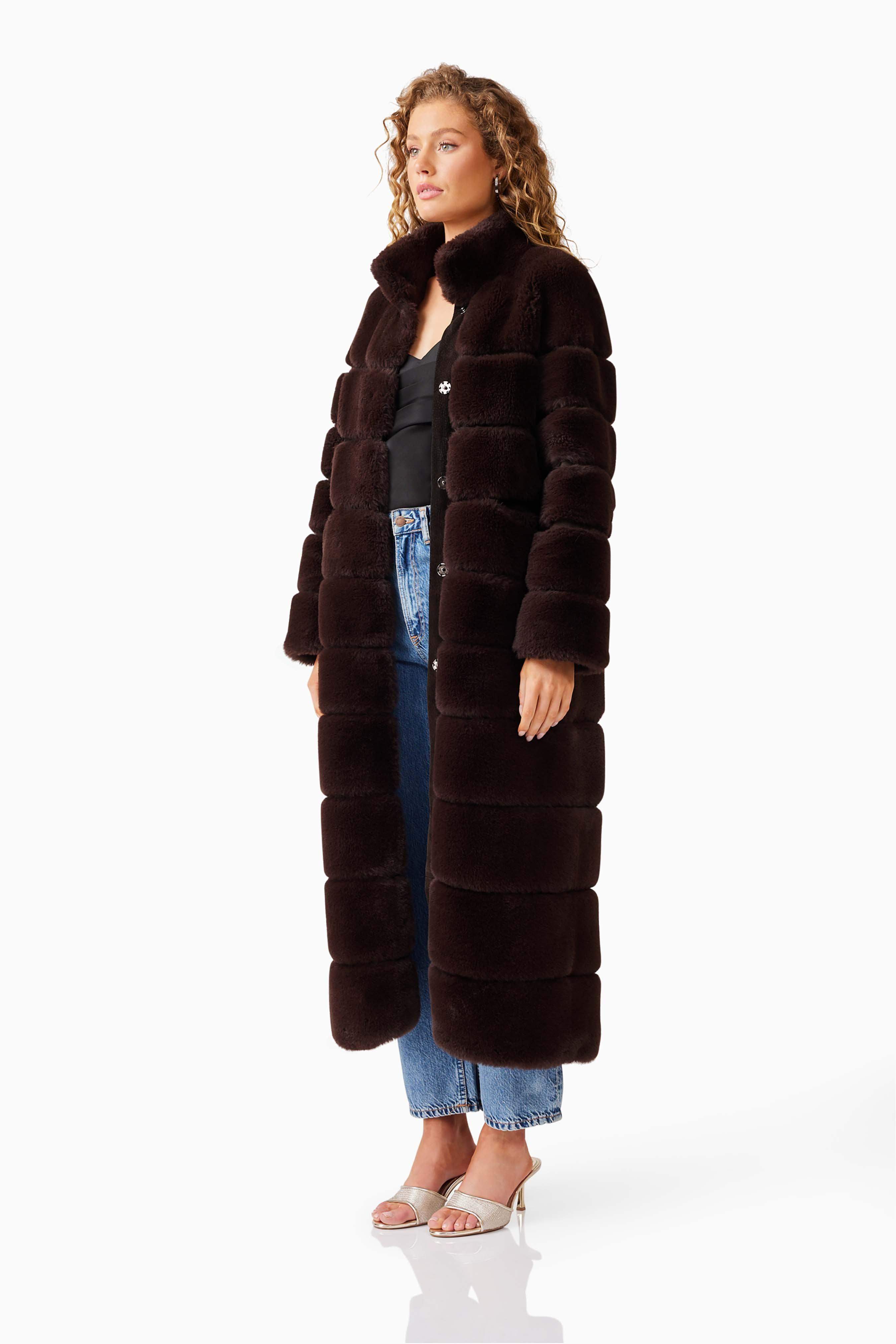 Daphne Coat in Brown