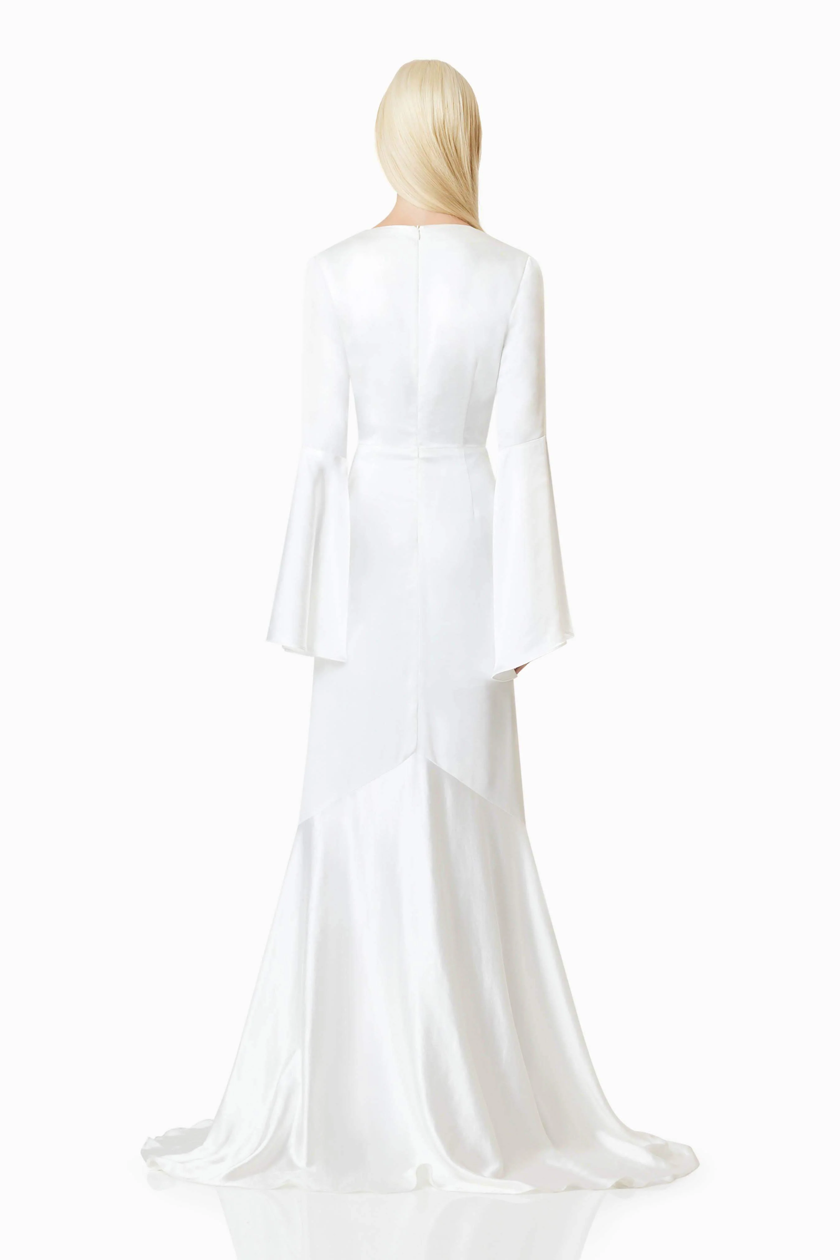 Clementine Eventwear Maxi Gown In White