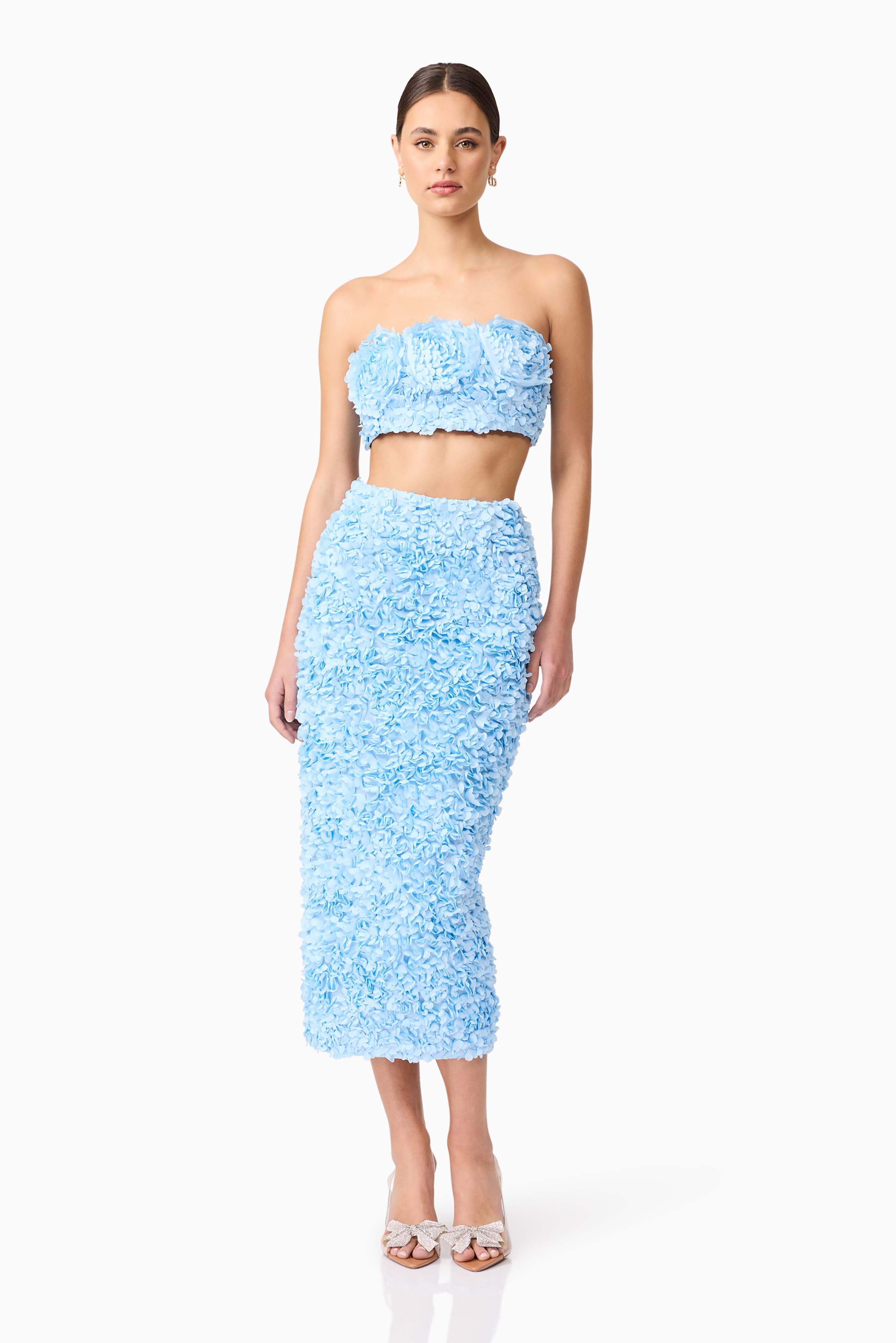 Kaia Floral Set in Blue