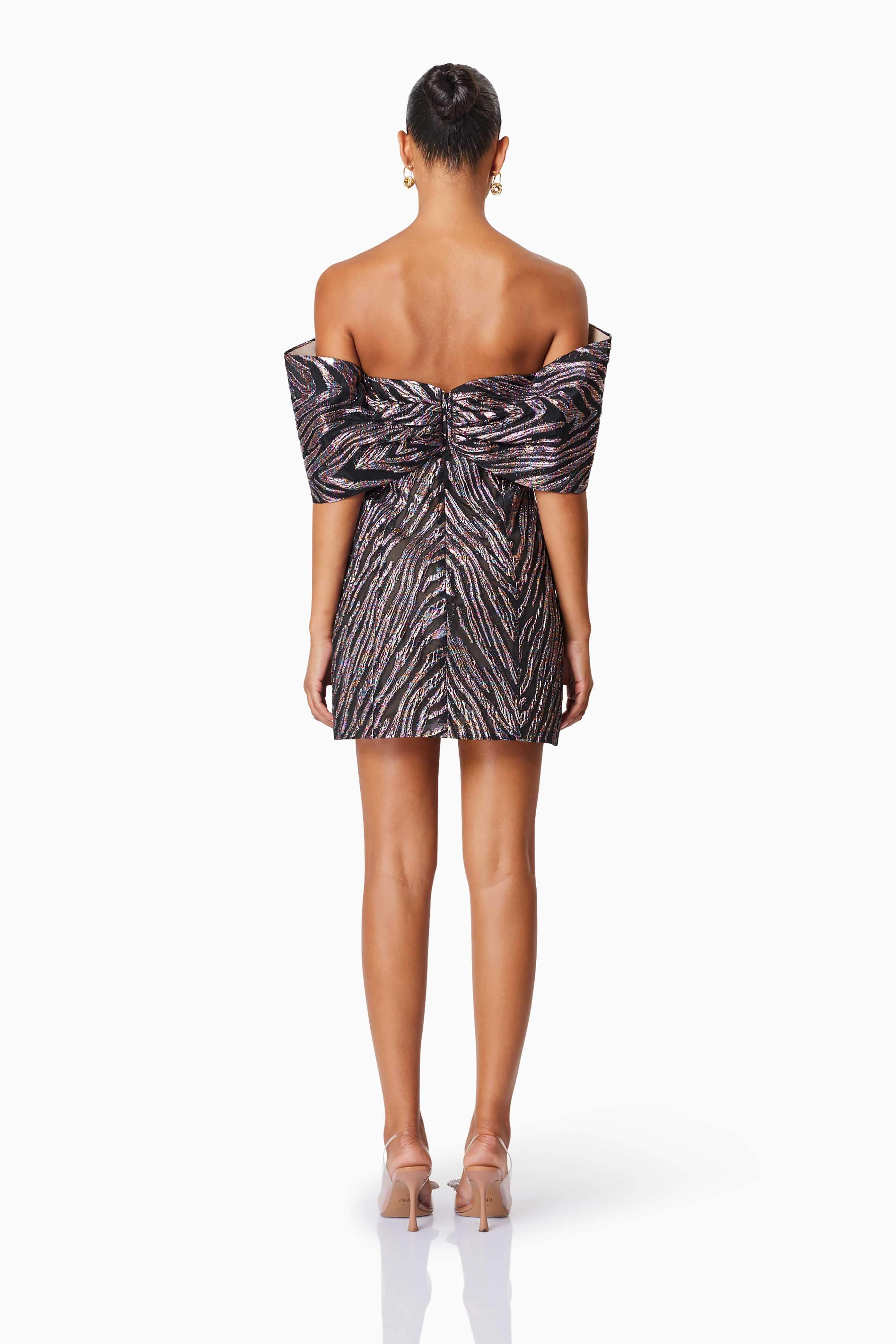 Mikayla Mini Party Dress In Purple