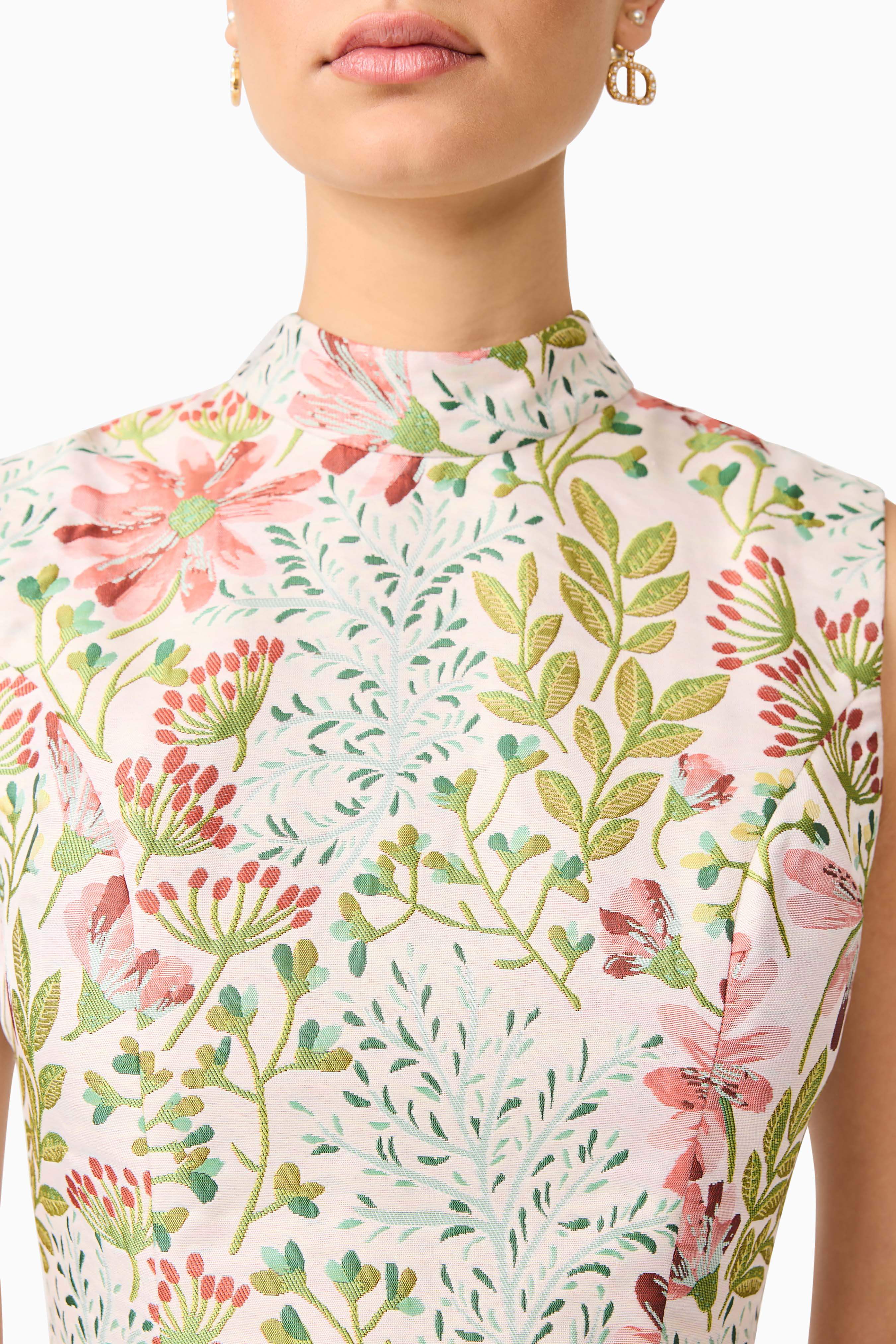 Calaantha Shift Mini Dress in Floral