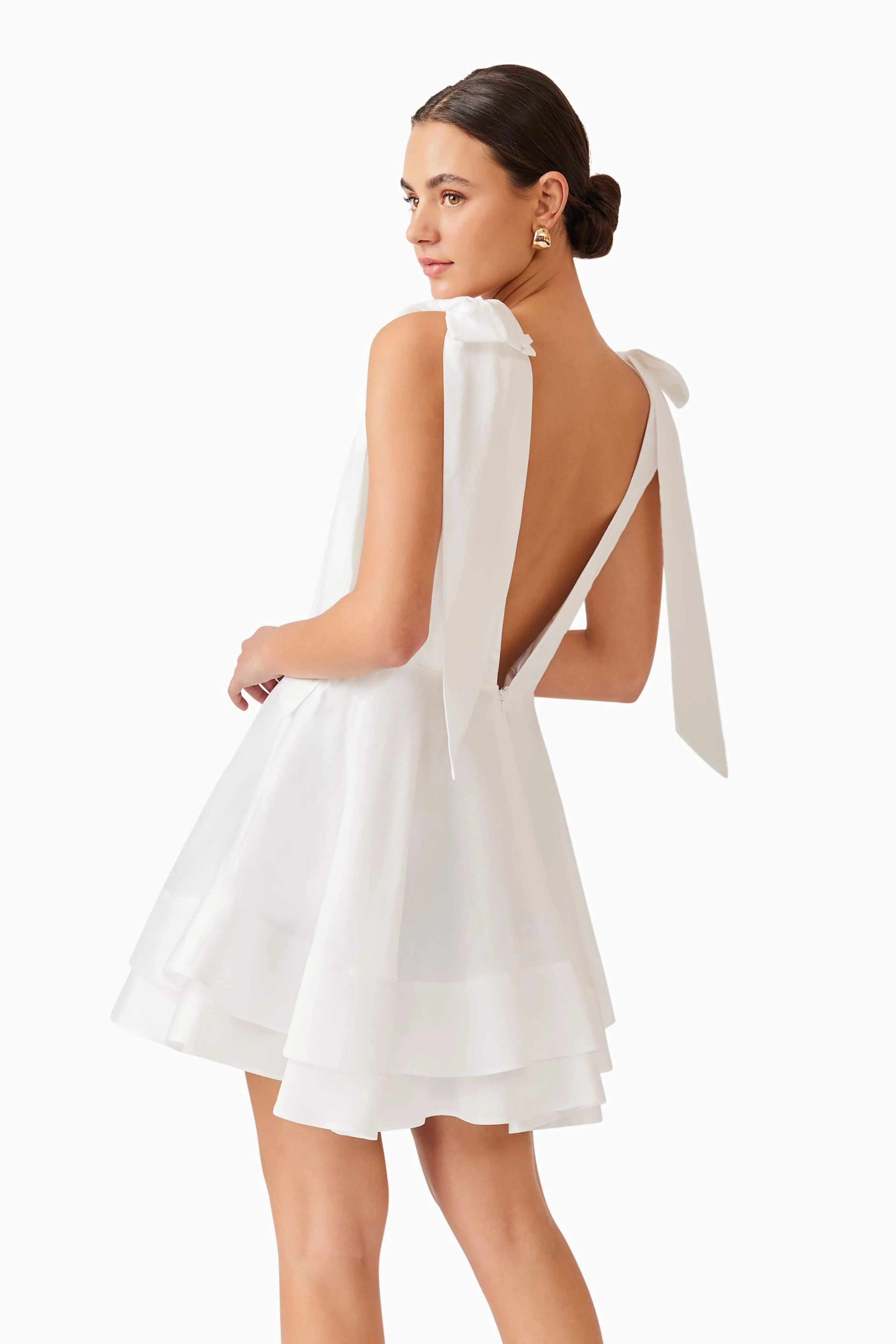 Kalani Mini Dress in White