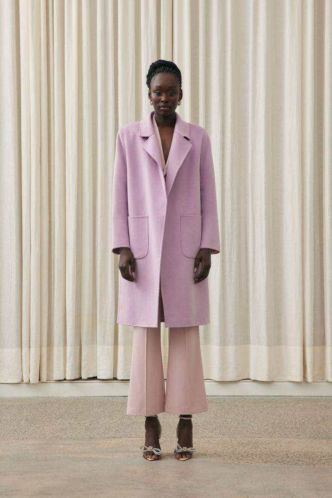 Justine Coat in Purple