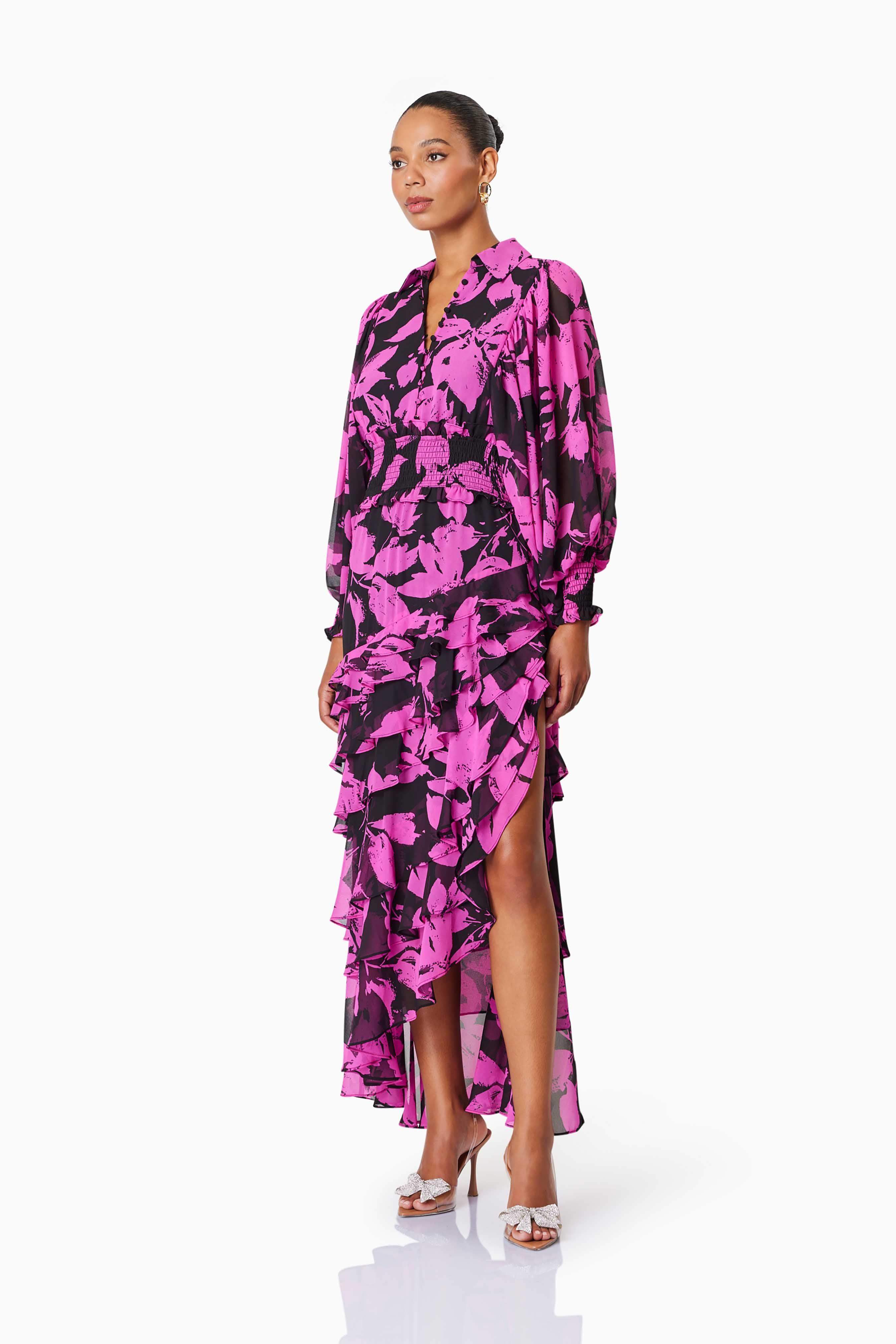 Yuna Hilo Maxi Dress In Pink