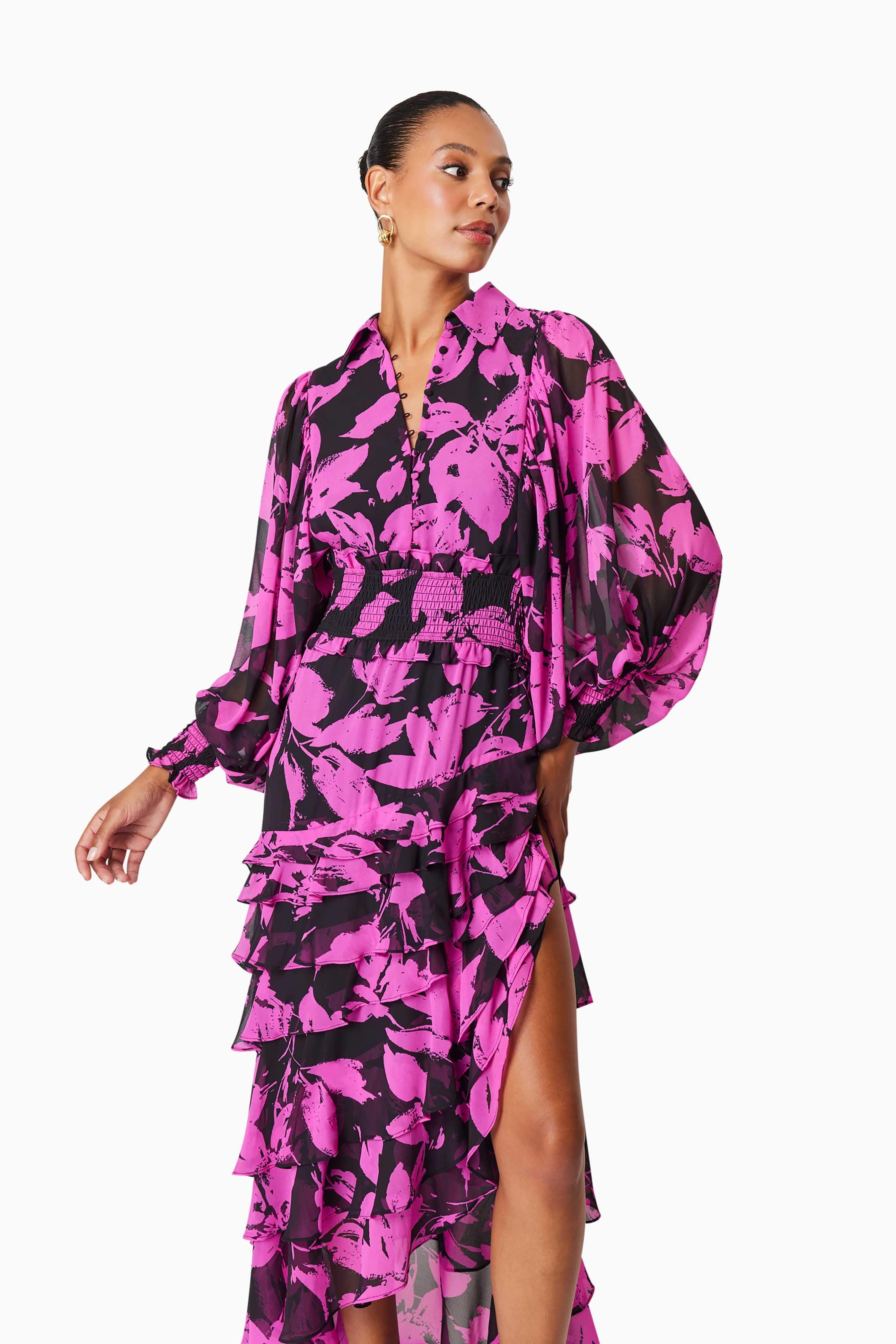 Yuna Hilo Maxi Dress In Pink