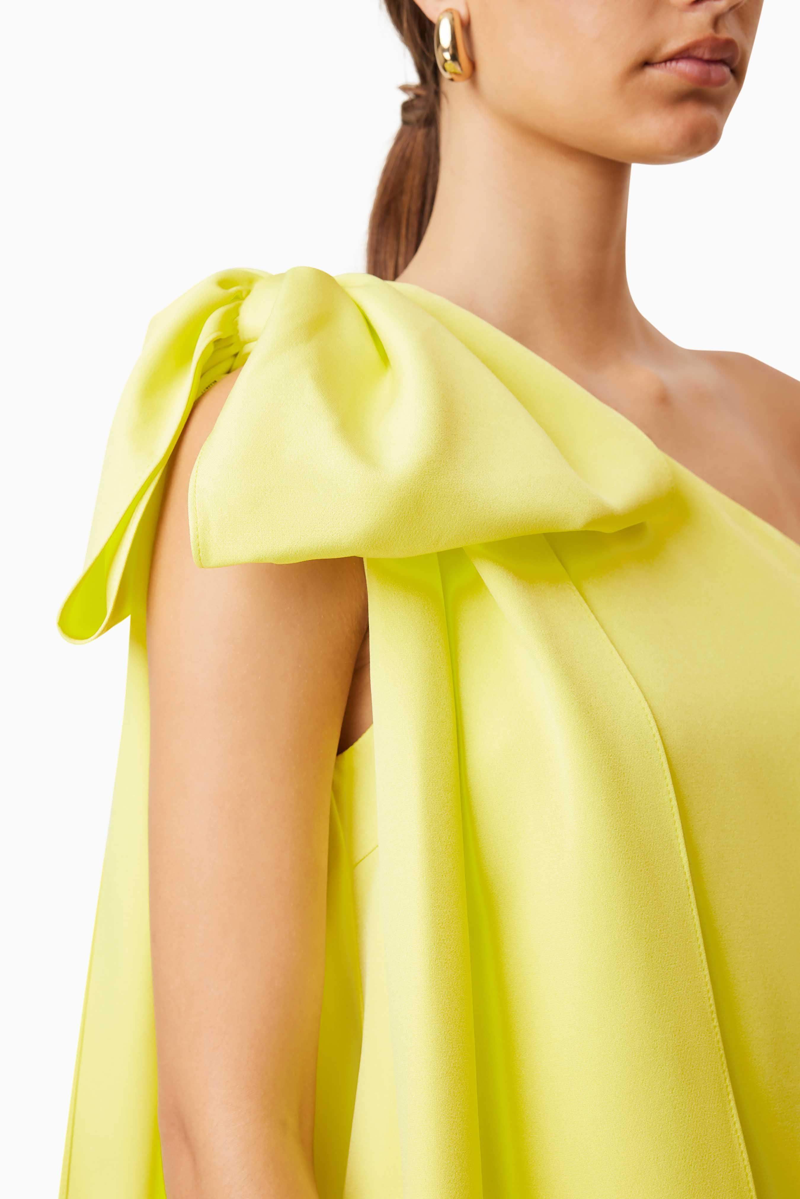 Kennedy Mini Party Dress In Yellow