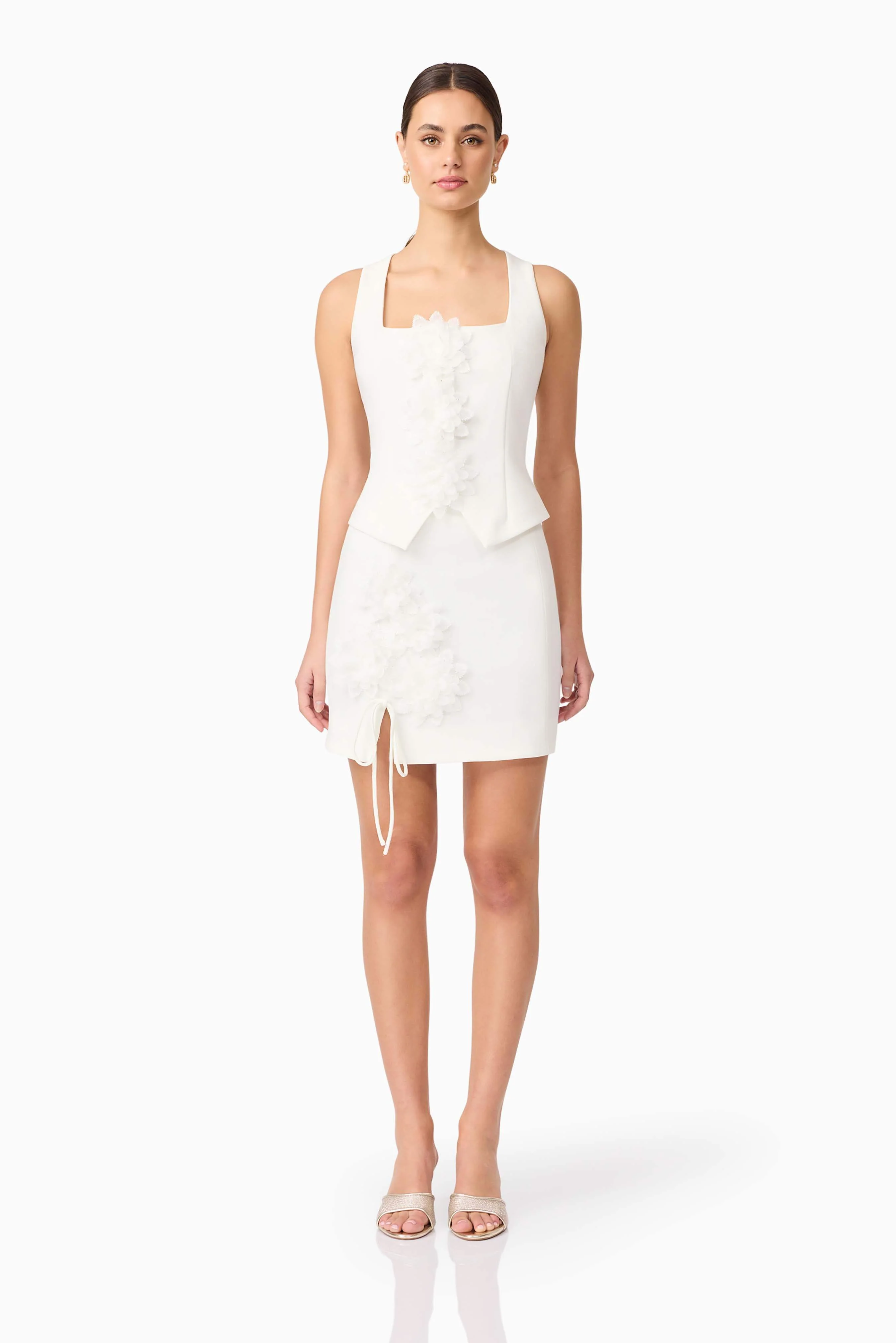 Jada Floral Set in White