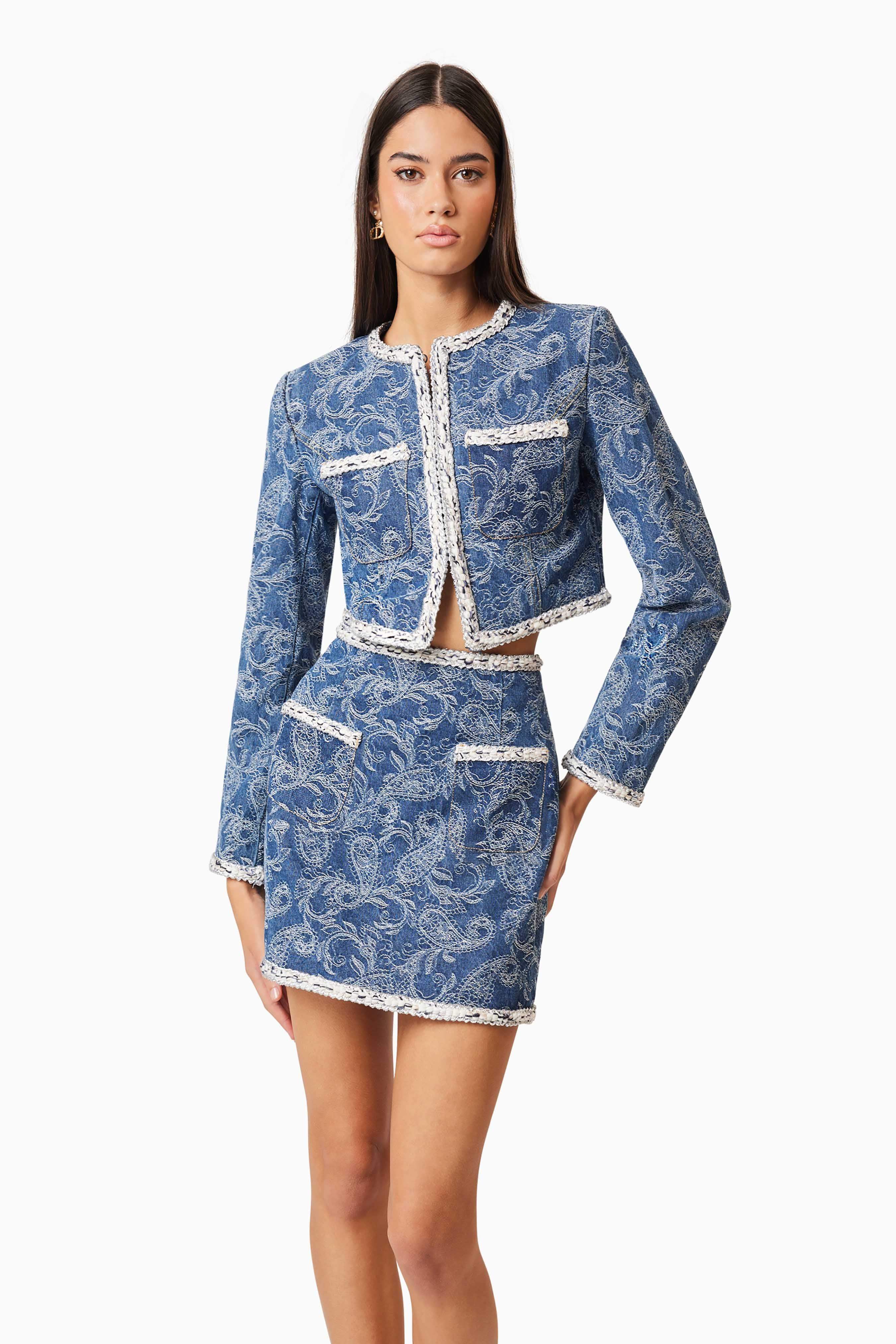 Denver Denim Set In Blue